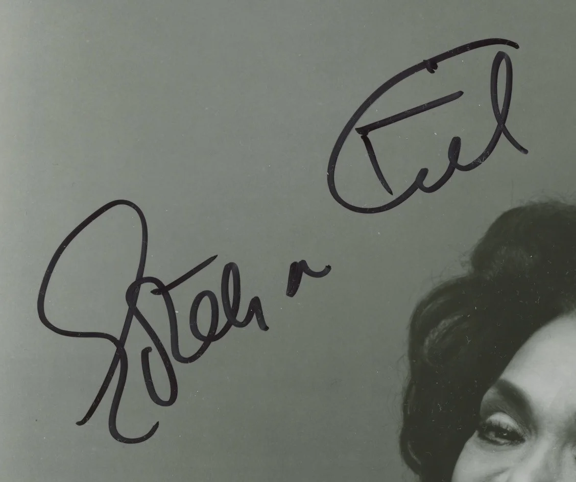 Eartha Kitt Santa Baby Autographed Signed 8x10 Photo AMCo COA, image 2