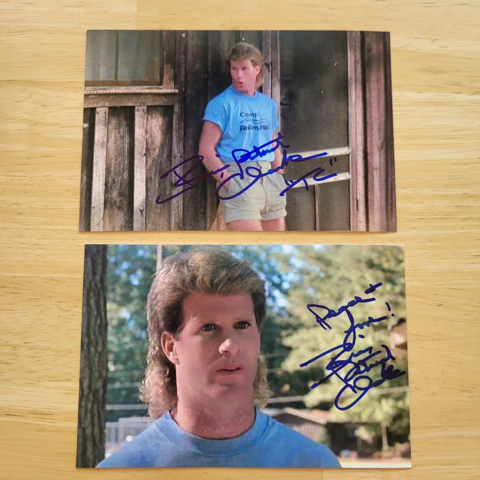 Brian Patrick Clarke — Brian Patrick Clarke Return To Sleepaway Camp Hand Signed 4x6 Autograph Photos