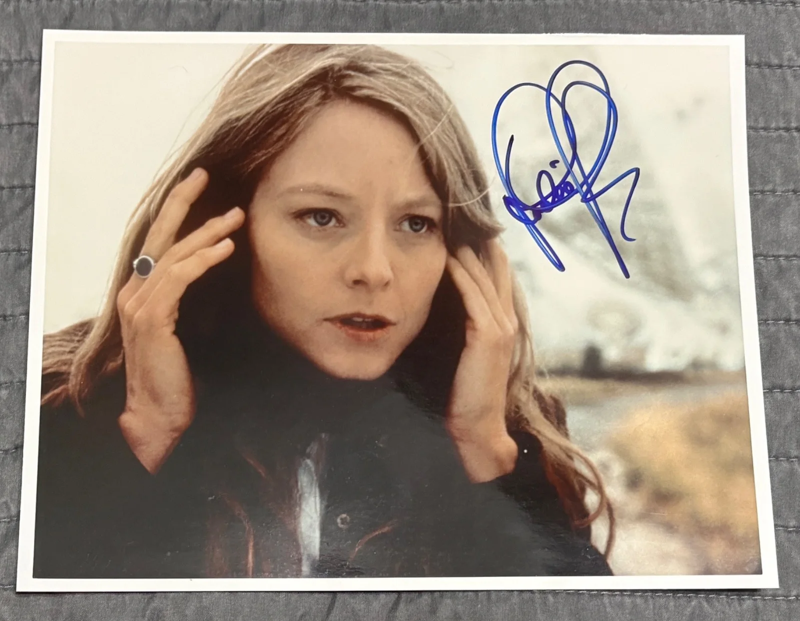 Jodie Foster — Awesome Signed Photo Jodie Foster Contact