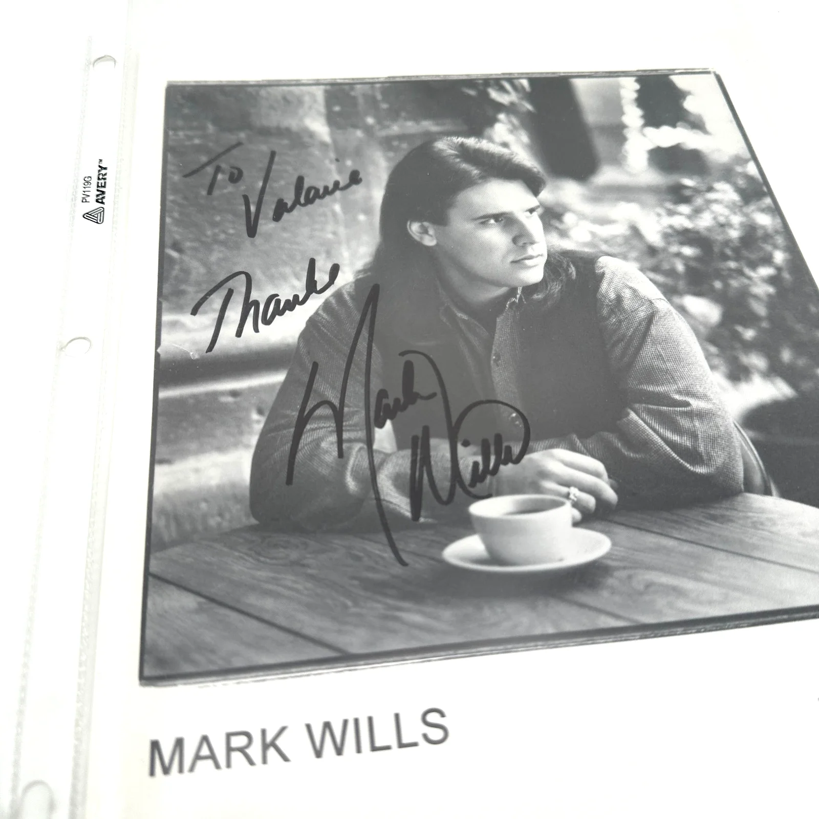 Mark Wills Signed 8x10 Mercury Nashville Promo Photo Country Music Auto [CS1], изображение 2