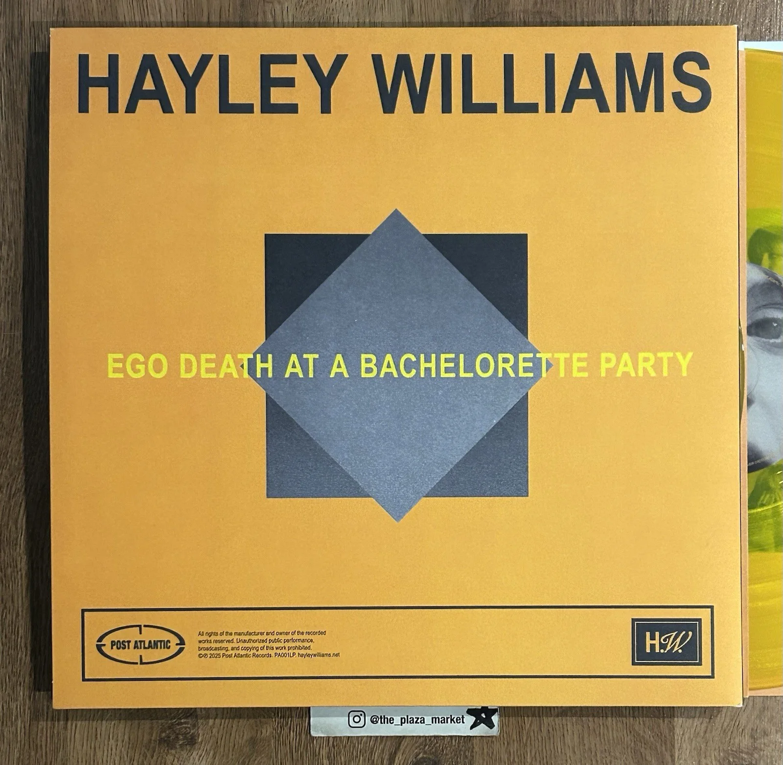 Hayley Williams Hand Signed vinyl Ego Death at a Bachelorette Party autographed, image 4