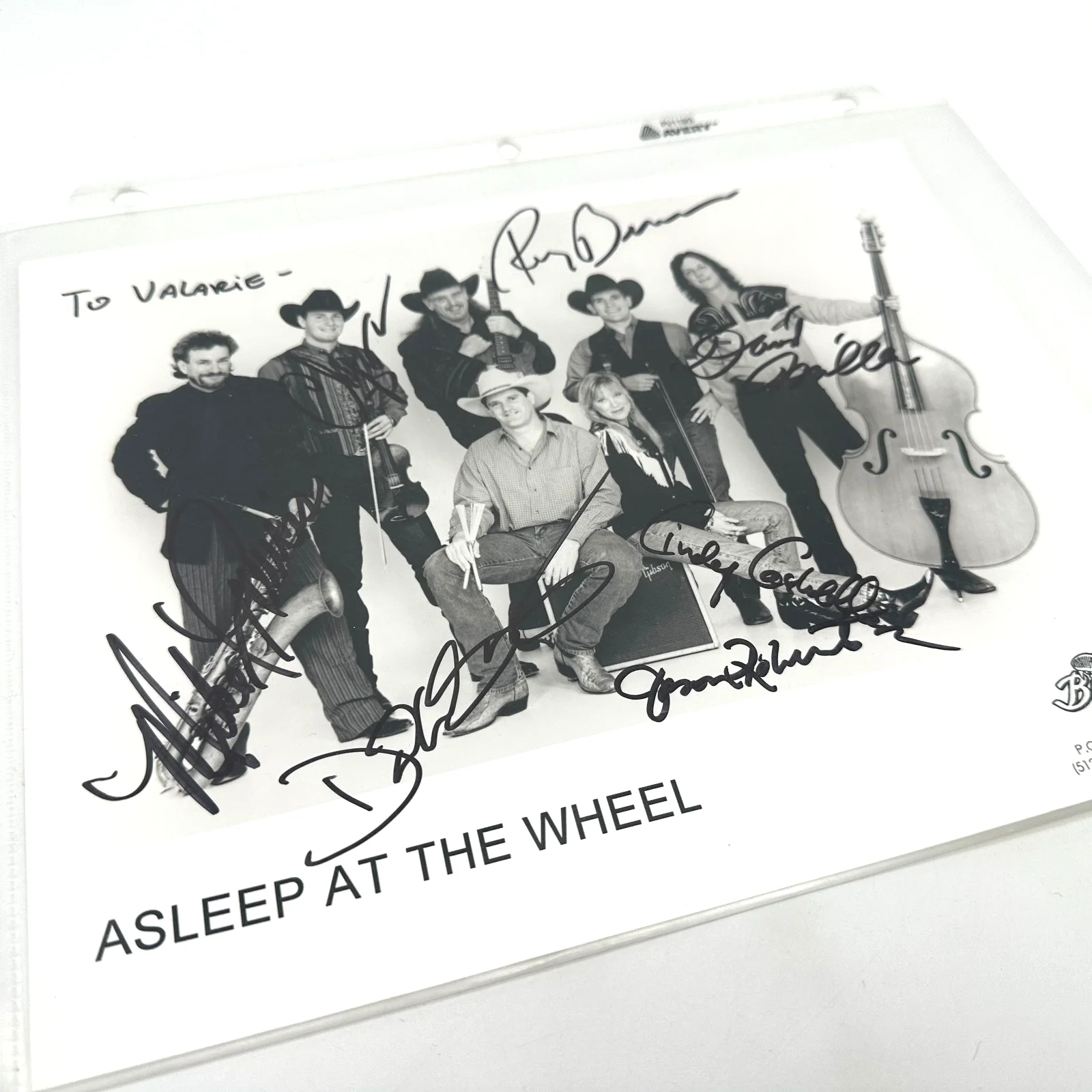 Asleep At The Wheel Multi Signed 8x10 Band Promo Photo Country Swing Auto [CS1], изображение 2