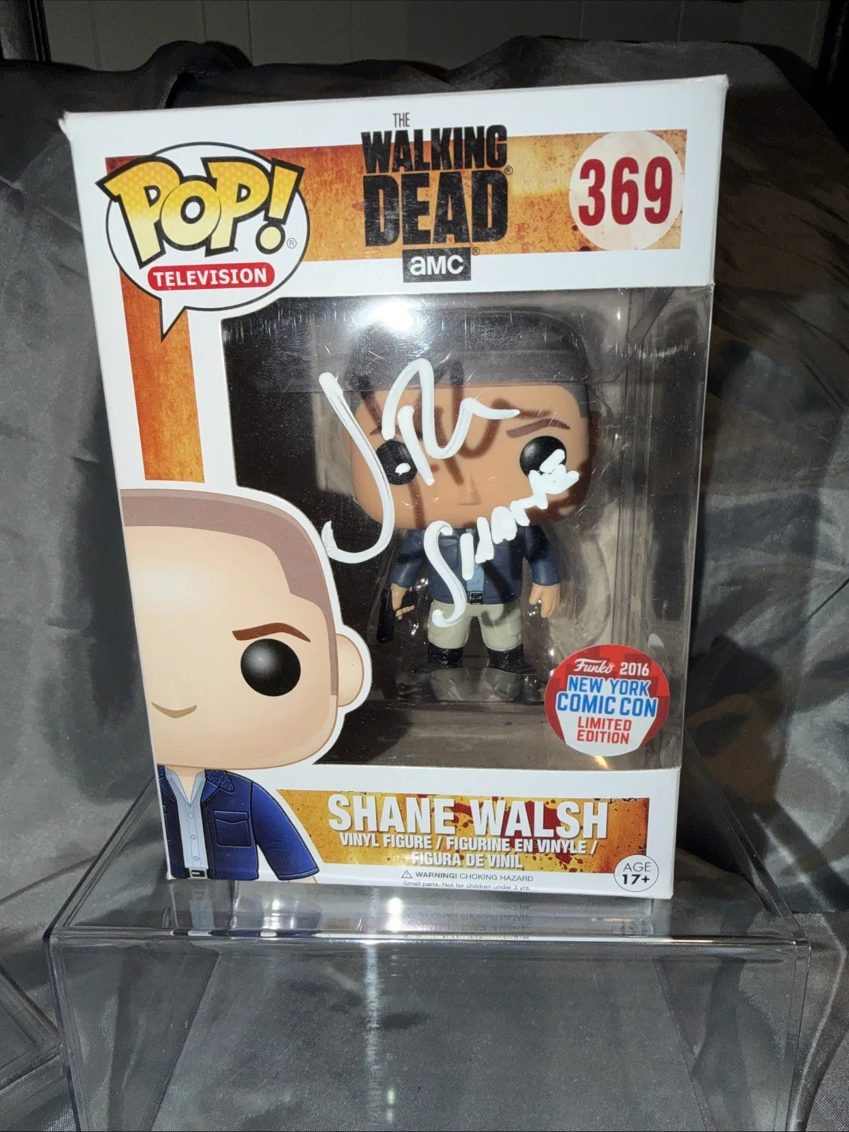 JON BERNTHAL — JON BERNTHAL SIGNED SHANE WALSH FUNKO 369 THE WALKING DEAD AUTOGRAPH BAS 886, изображение 2