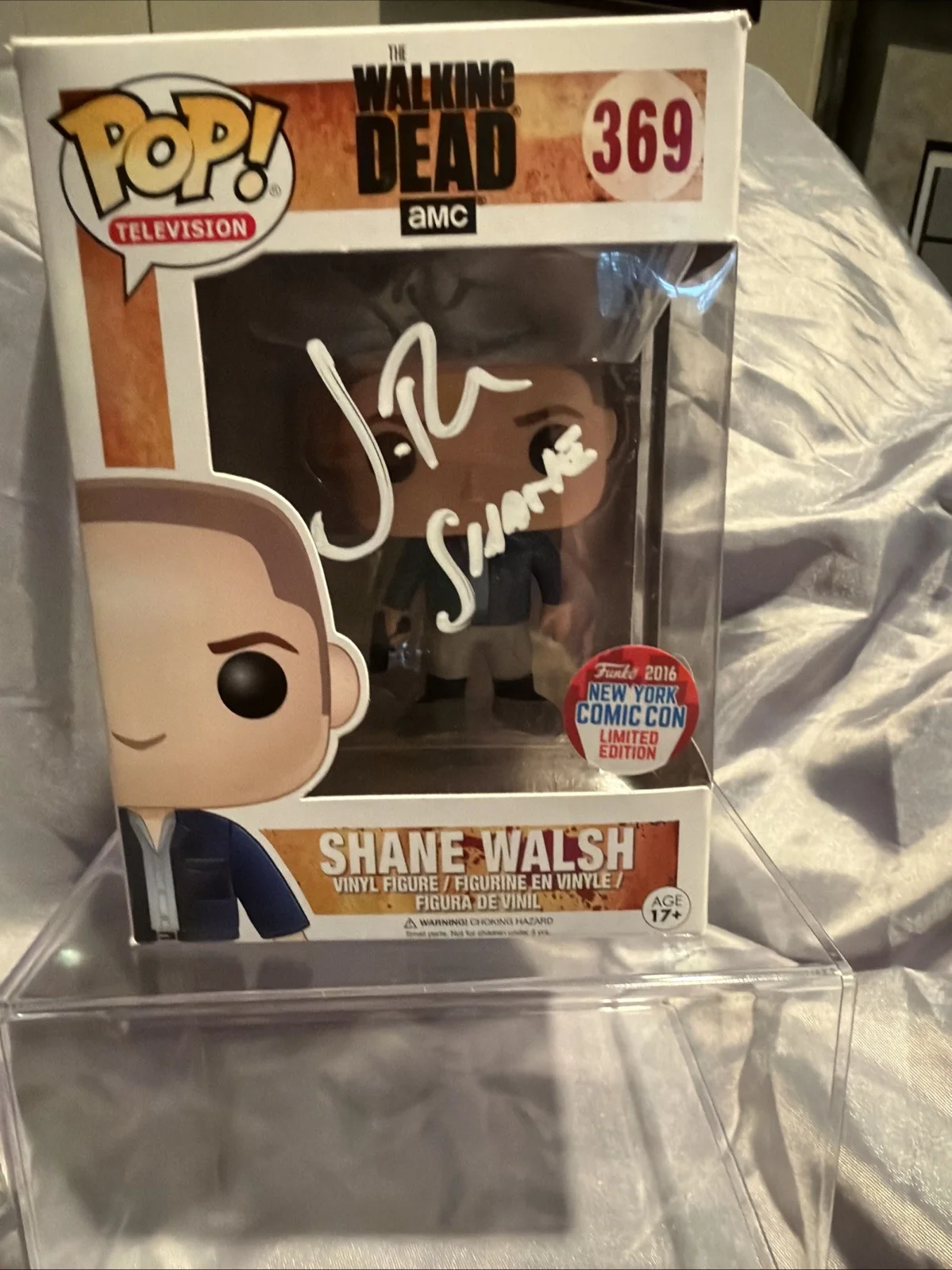 JON BERNTHAL — JON BERNTHAL SIGNED SHANE WALSH FUNKO 369 THE WALKING DEAD AUTOGRAPH BAS 886, изображение 3