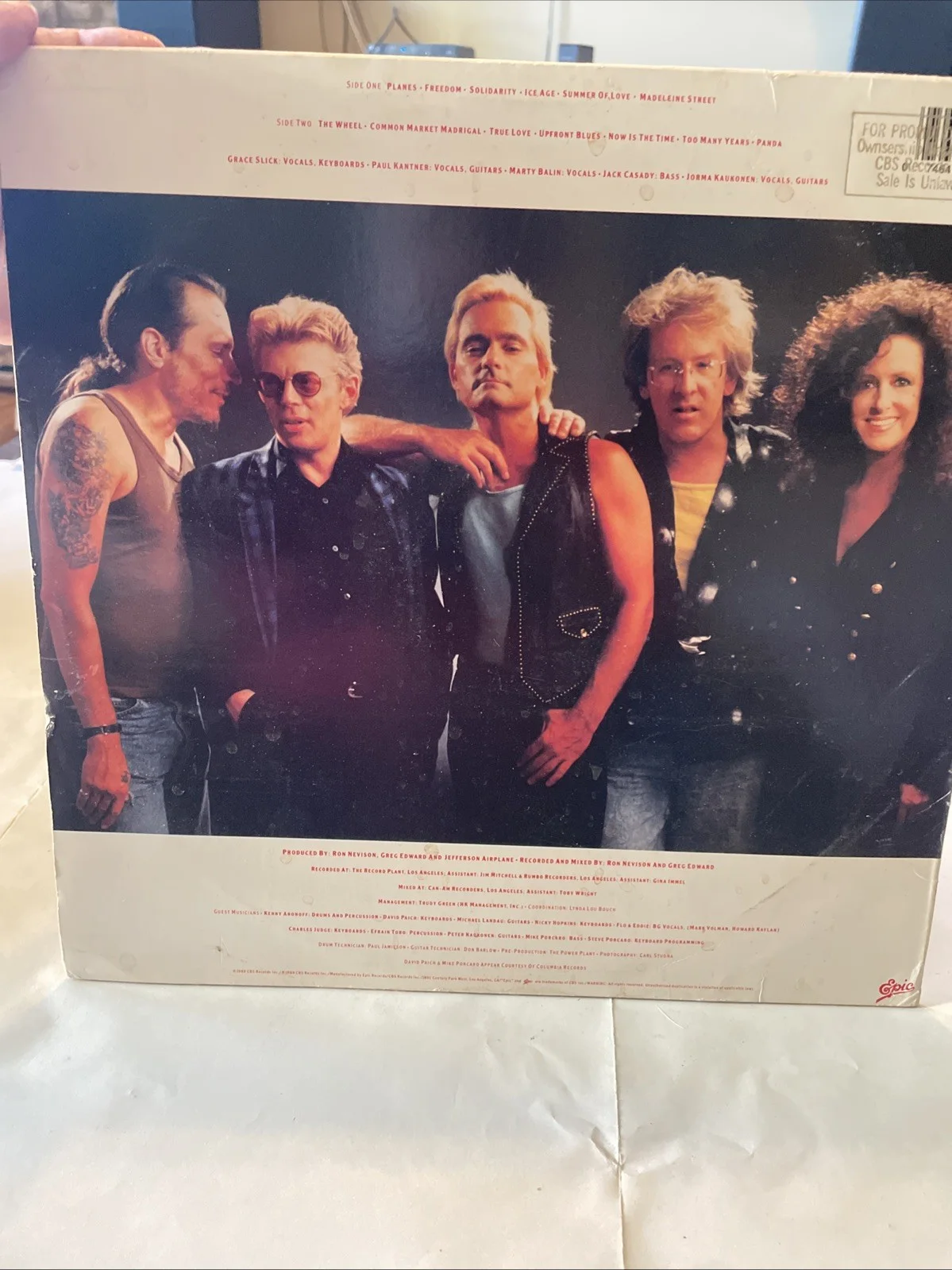 Jefferson Airplane Autographed Album Signed By Jack Casady, Grace and Jorma, изображение 2