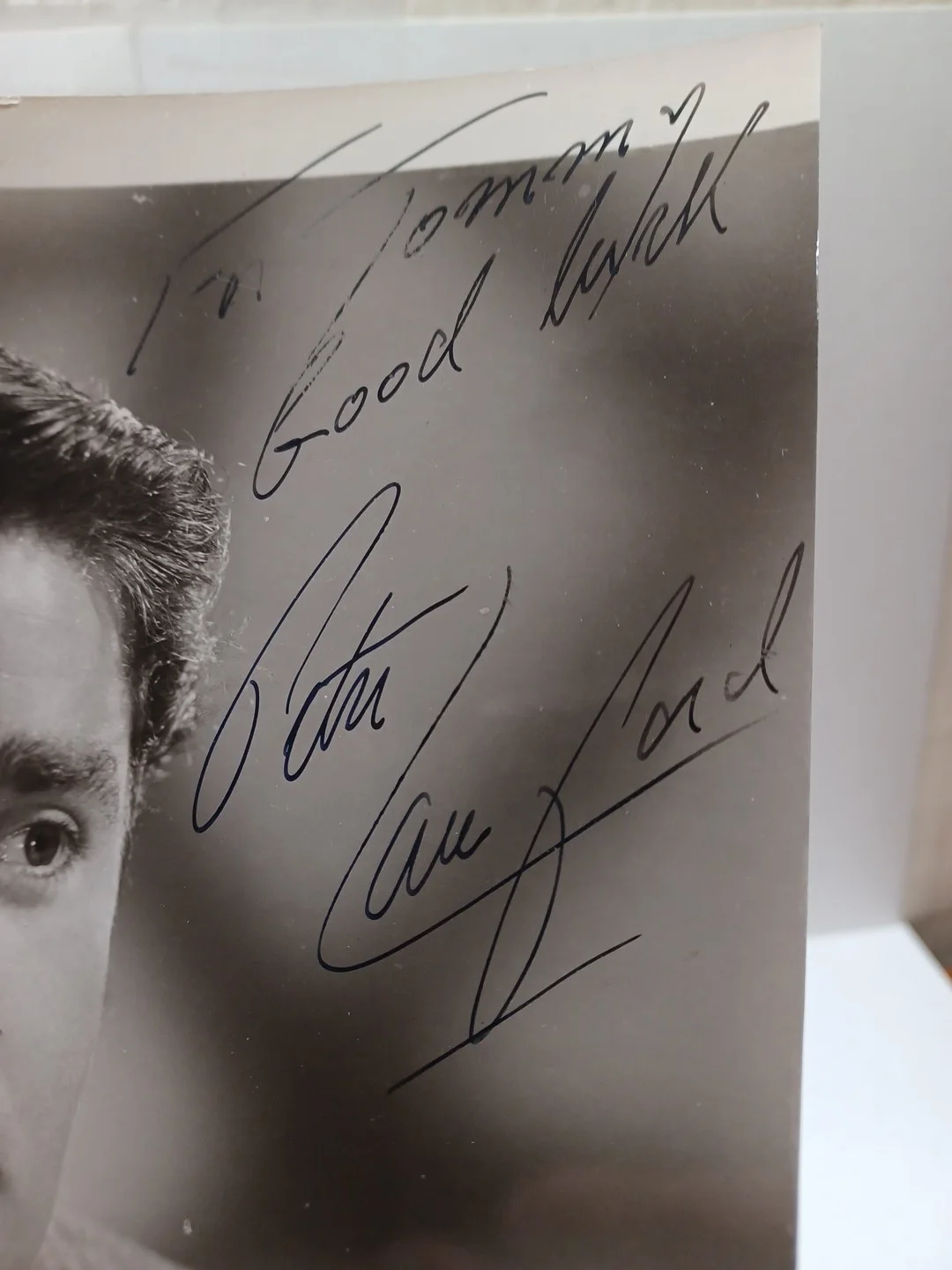 40's British Actor Peter Lawford Hand Signed 7 1/4" x 9 1/4" Photo RRP 769, изображение 2