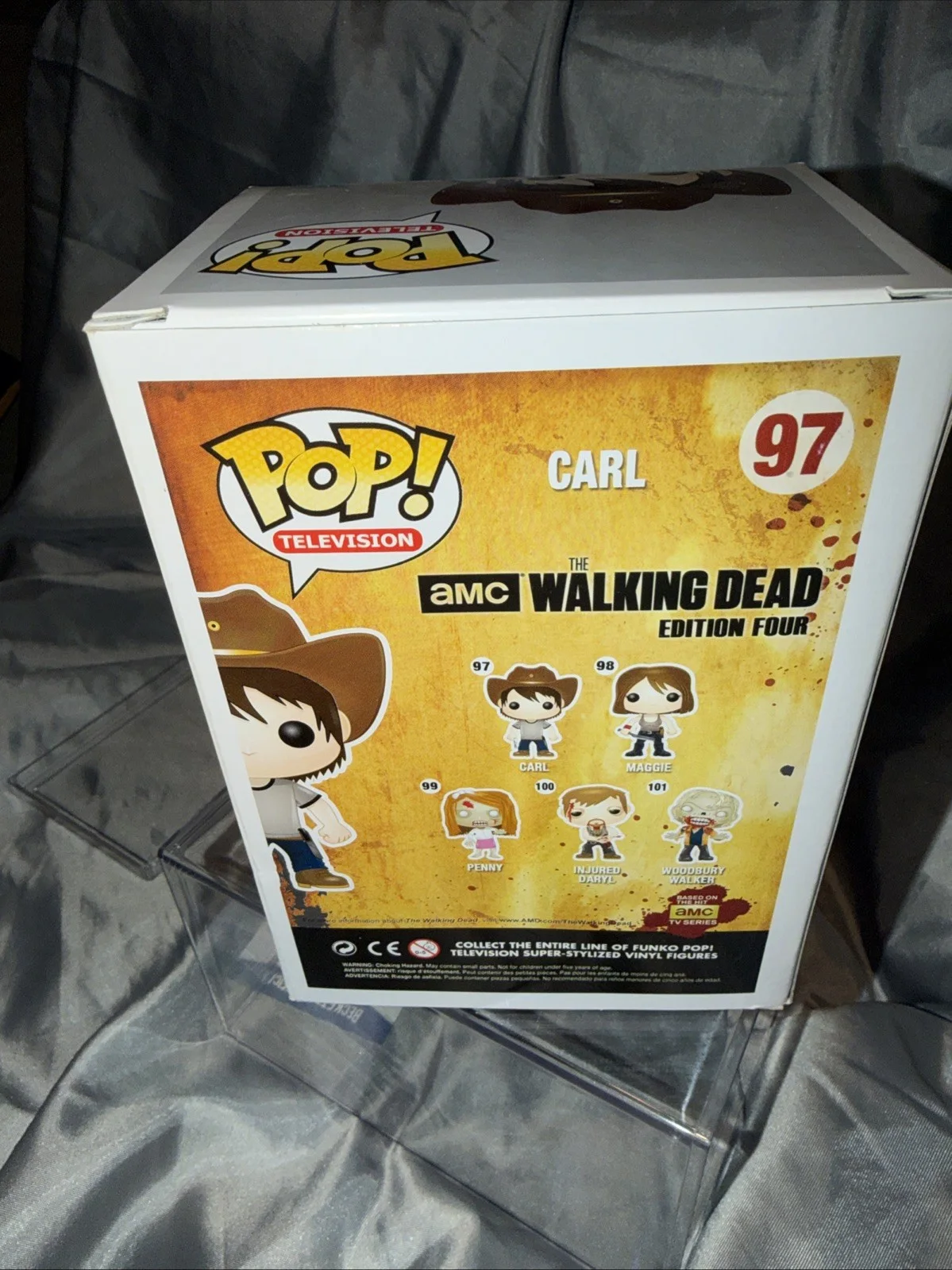Chandler Riggs — Chandler Riggs ‘The Walking Dead’ Signed Funko Pop ‘Carl Grimes’ #97 Beckett, image 4