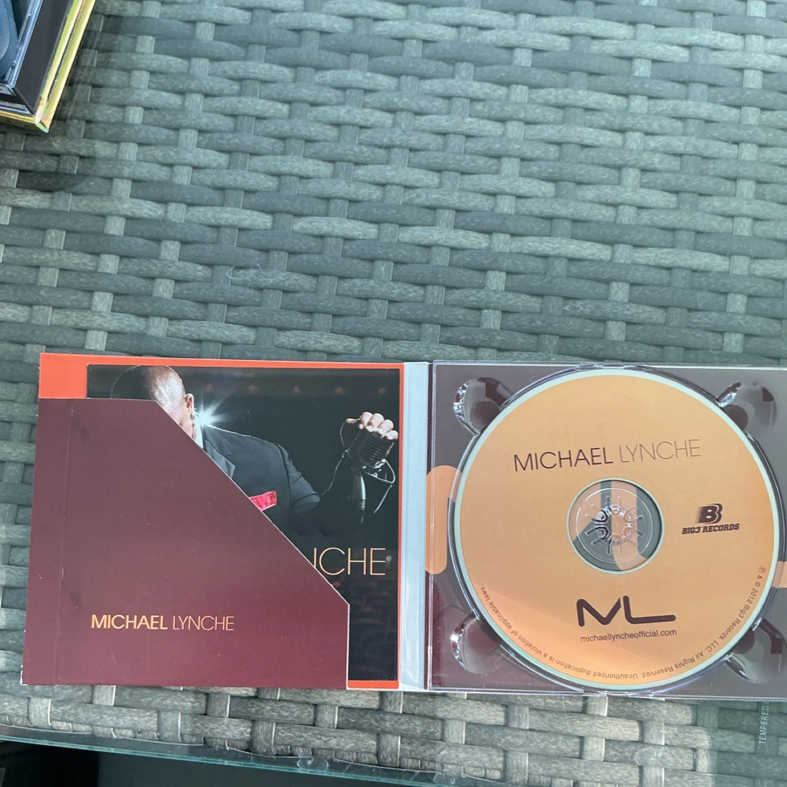 Michael Lynche "ML" Signed CD & Booklet, Original (B3 Records), image 2