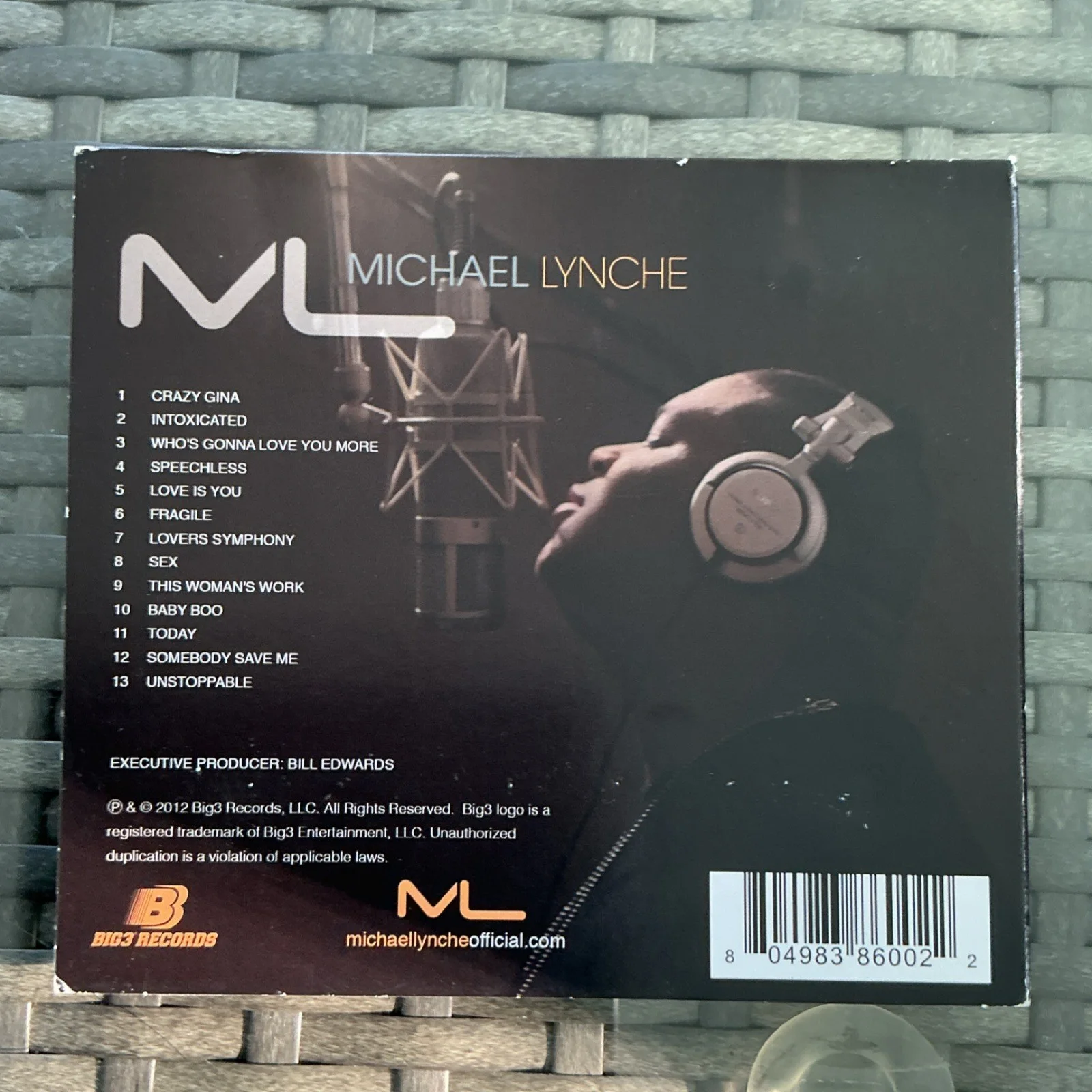 Michael Lynche "ML" Signed CD & Booklet, Original (B3 Records), image 4