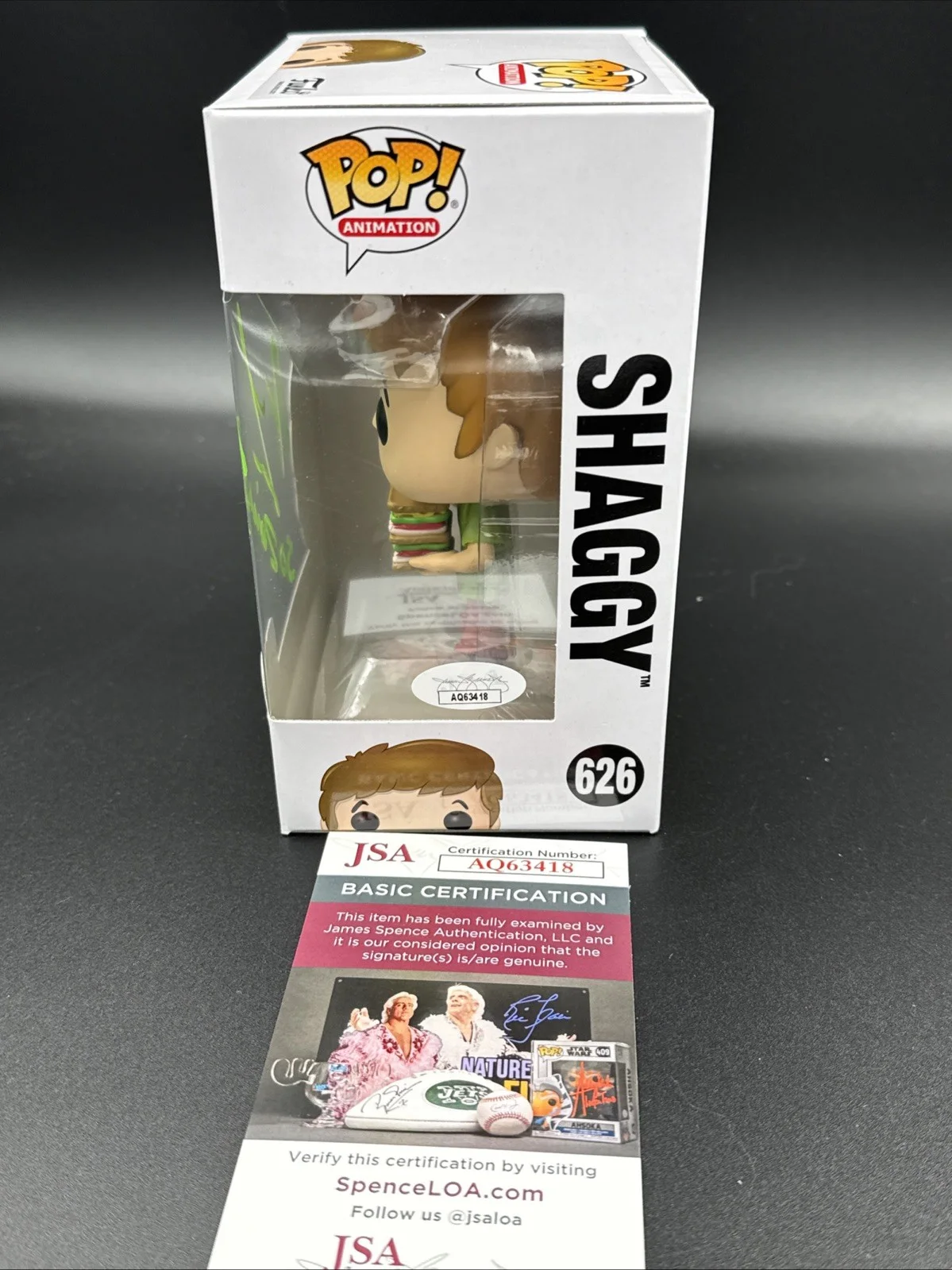 Matthew Lillard — FUNKO POP! Matthew Lillard Shaggy #150 Signed Autograph INSCRIBED JSA COA Zoinks, изображение 4