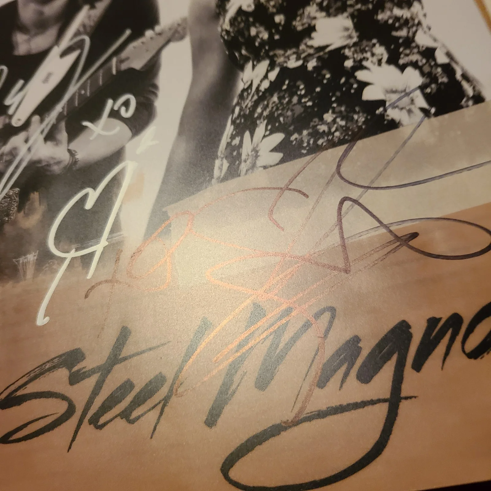 STEEL MAGNOLIA Signed Autograph 8x10 Photo Country Music 2011, изображение 2