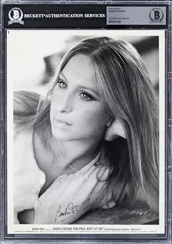 Barbra Streisand — Barbra Streisand What's Up, Doc? Authentic Signed 8x10 Promp Photo BAS Slabbed, изображение 3