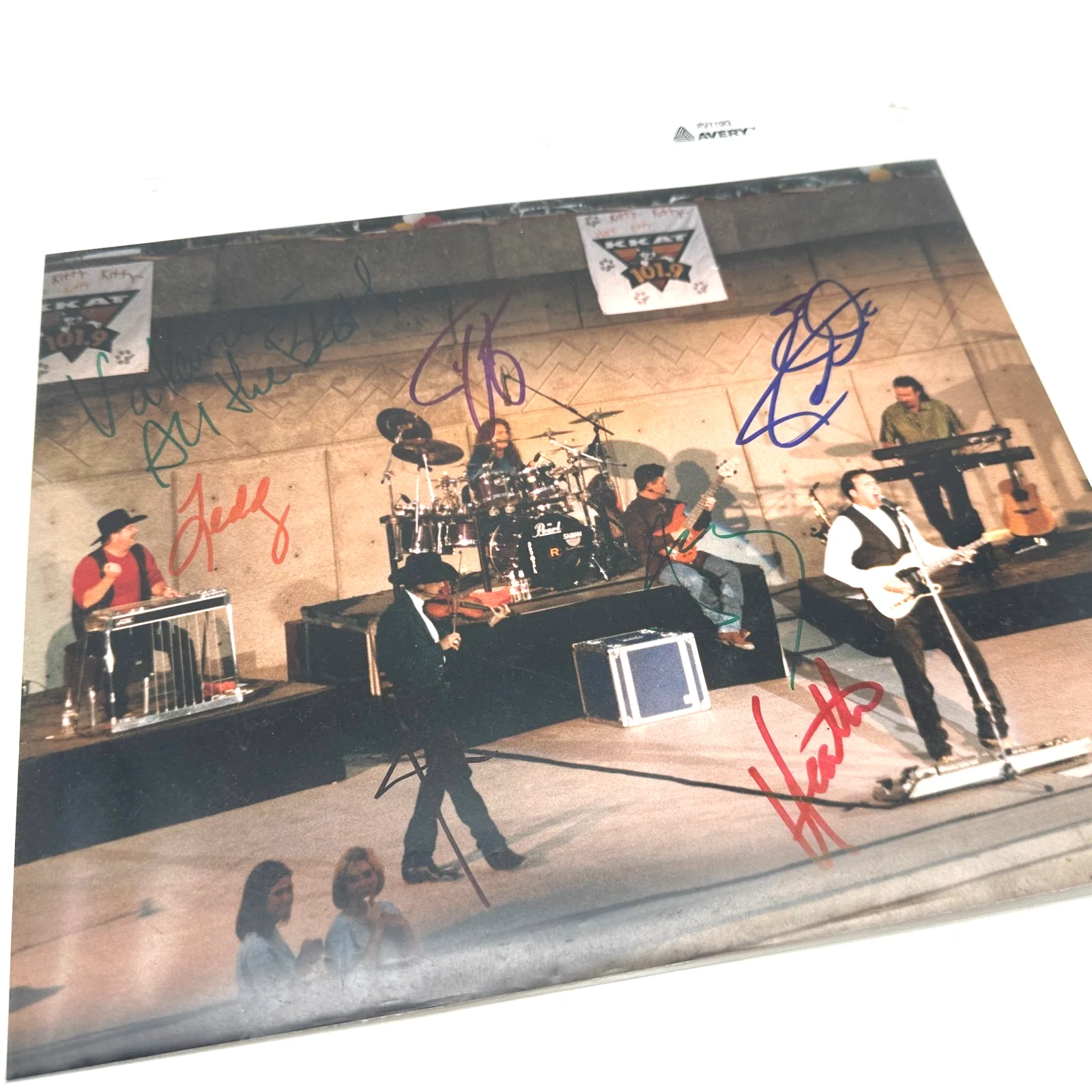 Ricochet Signed 8x10 Concert Photo w Ticket Stub 1997 Country Band Auto [CS1], изображение 2