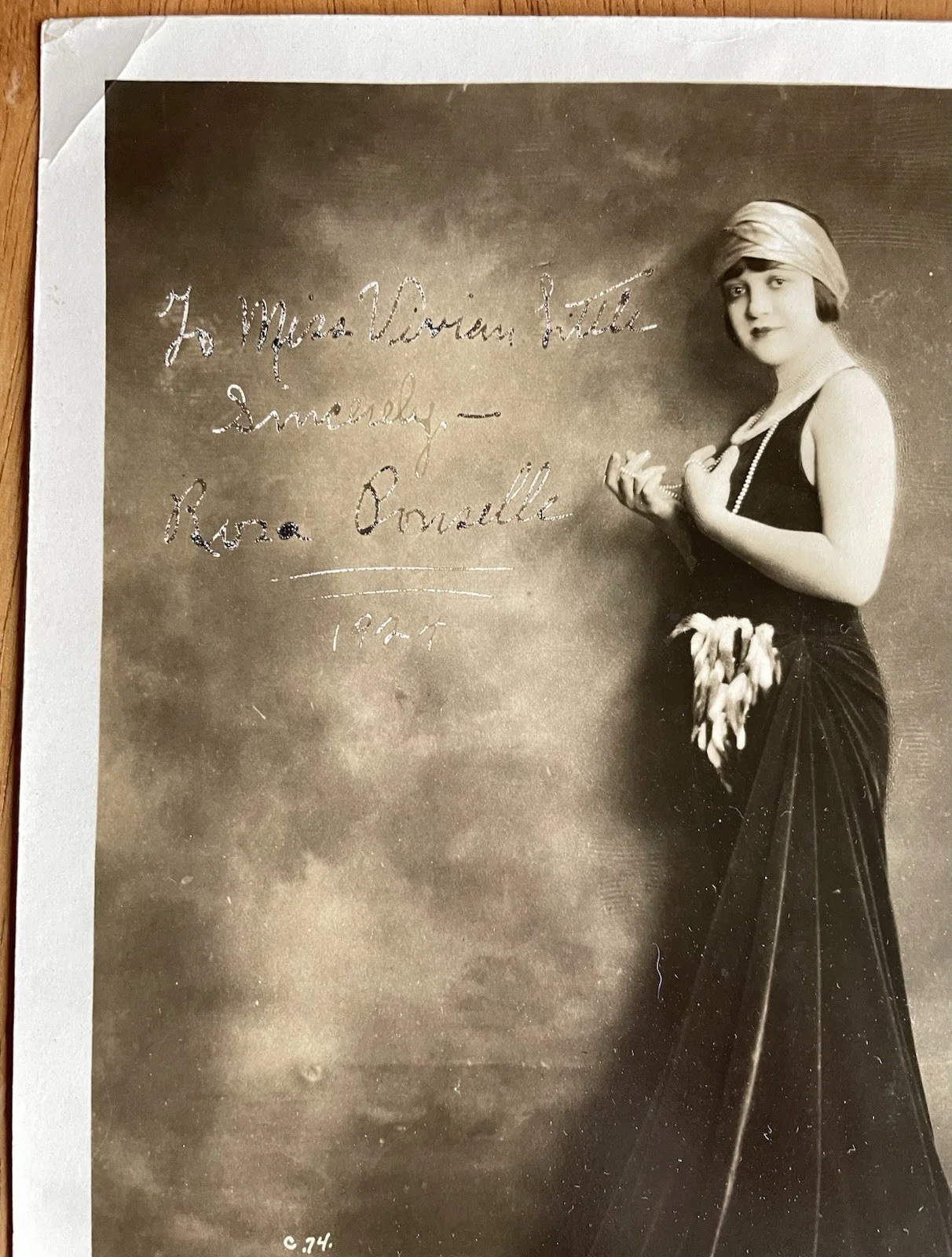 Opera Soprano Rosa Ponselle Autograph Photo, image 2