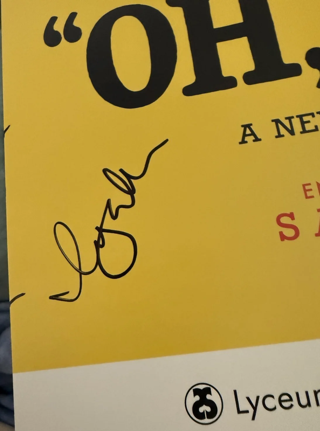 Maya Rudolph Oh Mary Cast Signed Broadway Poster Snl, image 3
