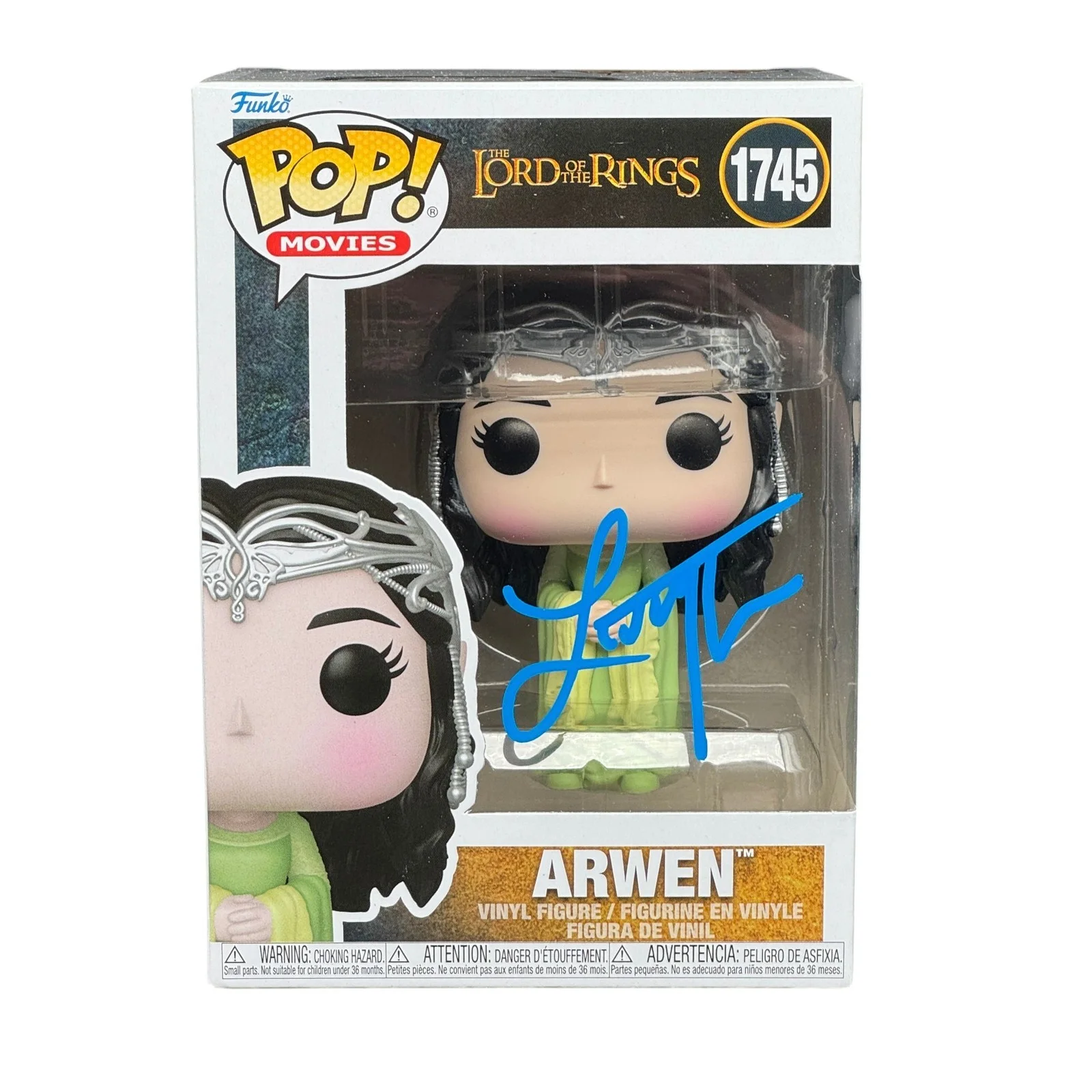 Liv Tyler — Liv Tyler Signed Arwen Funko Pop 1475 Lord of the Rings Autograph Beckett BAS