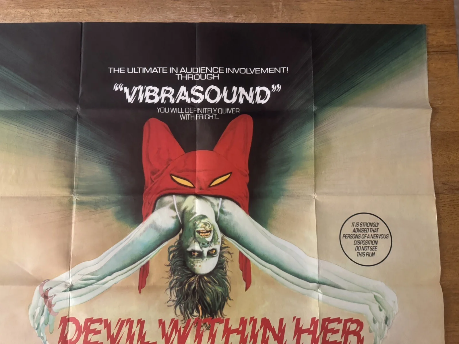 The Devil Within Her - Original Cinema Quad Poster - Horror, image 4