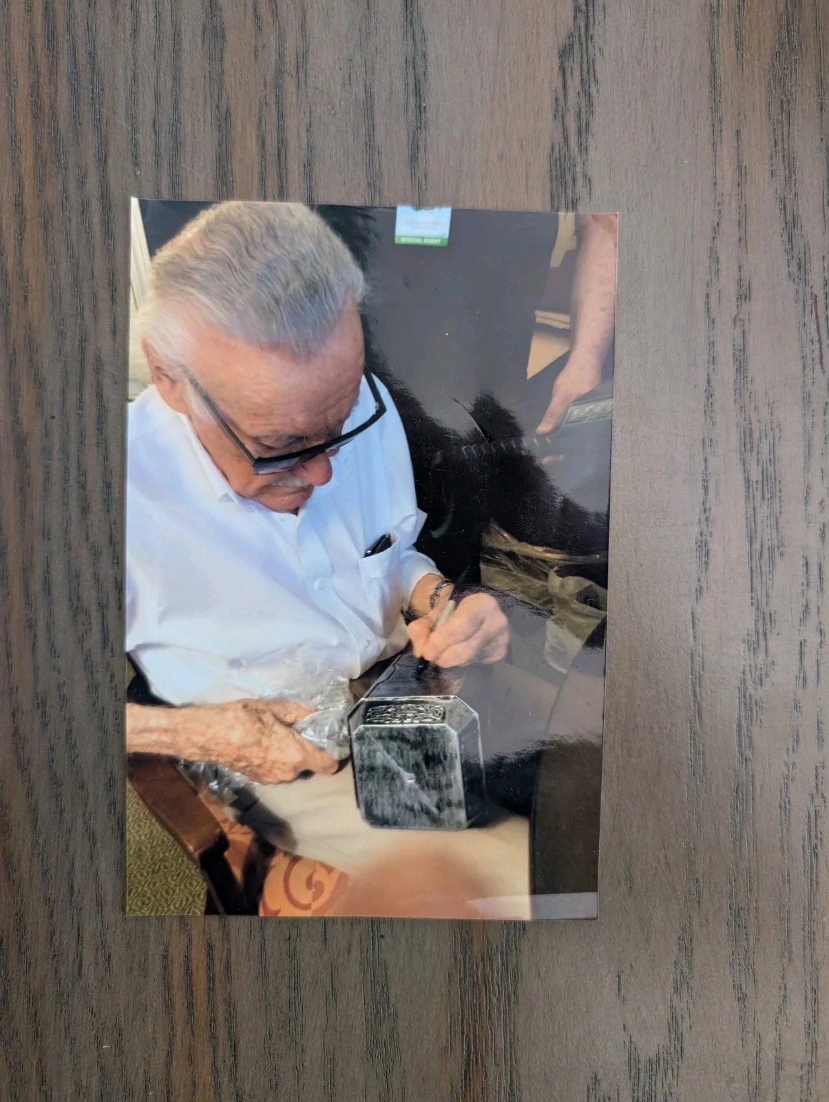 Stan Lee — Stan Lee Signed Full-Size Thor Hammer Movie Prop Replica Radtke COA/Lee Hologram, image 4