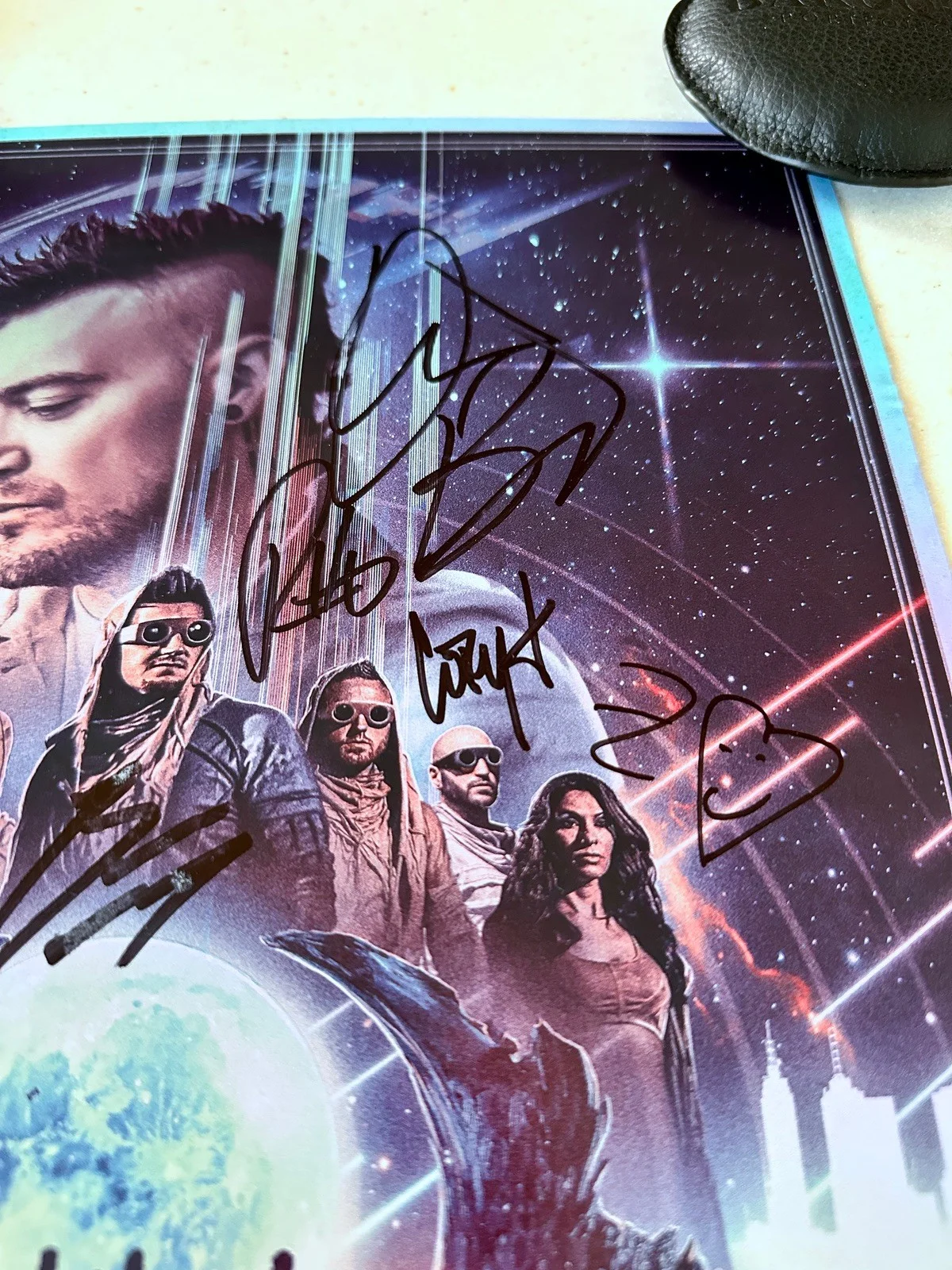 Starset — Starset Signed VIP Poster Immersion Final Chapter Tour 2024 All 7 Members Mint, image 4