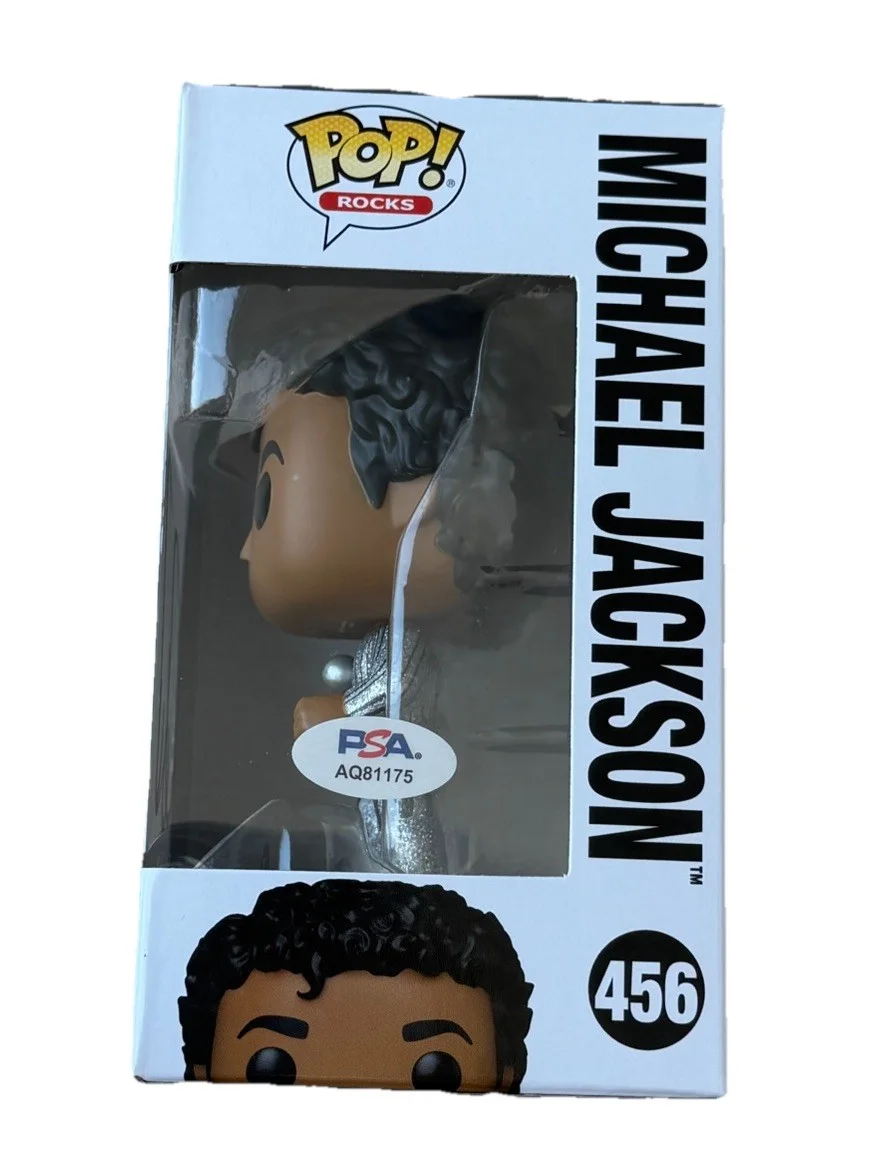 Jaafar Jackson — Jaafar Jackson Signed Glitter Funko Pop #456 Michael Jackson Movie PSA/DNA AUTO, изображение 3