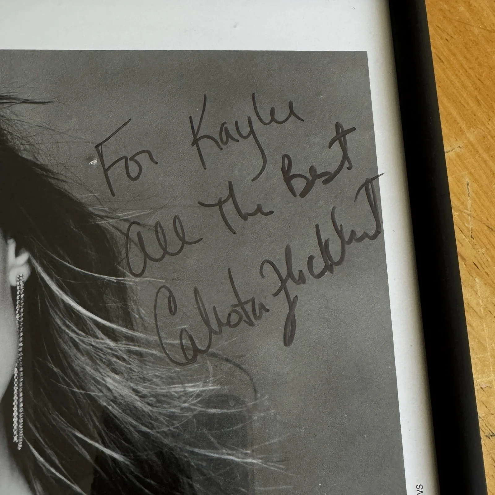 Calista Flockhart Autograph 8x10 Photo 2003 w Signed Letter COA Ally McBeal, image 3