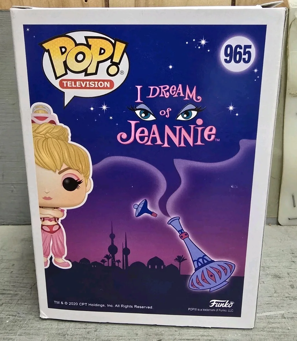 Barbara Eden — Barbara Eden Signed Funko Pop I Dream of Jeannie 965 auto autographed JSA COA, image 3