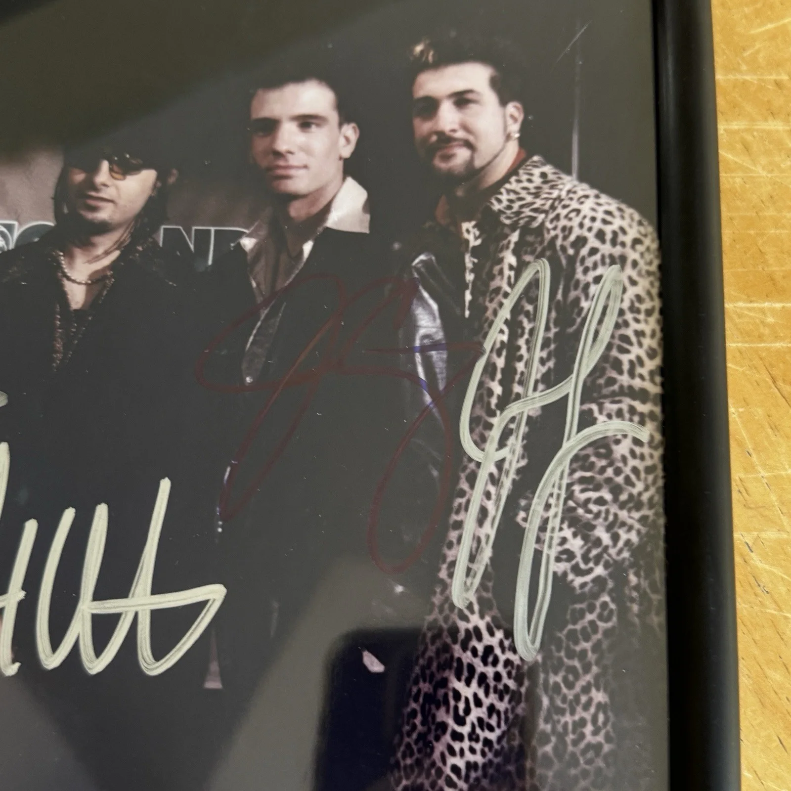 Nsync Justin Timberlake Autographed By All Original Members w COA 8x10 Photo, image 4