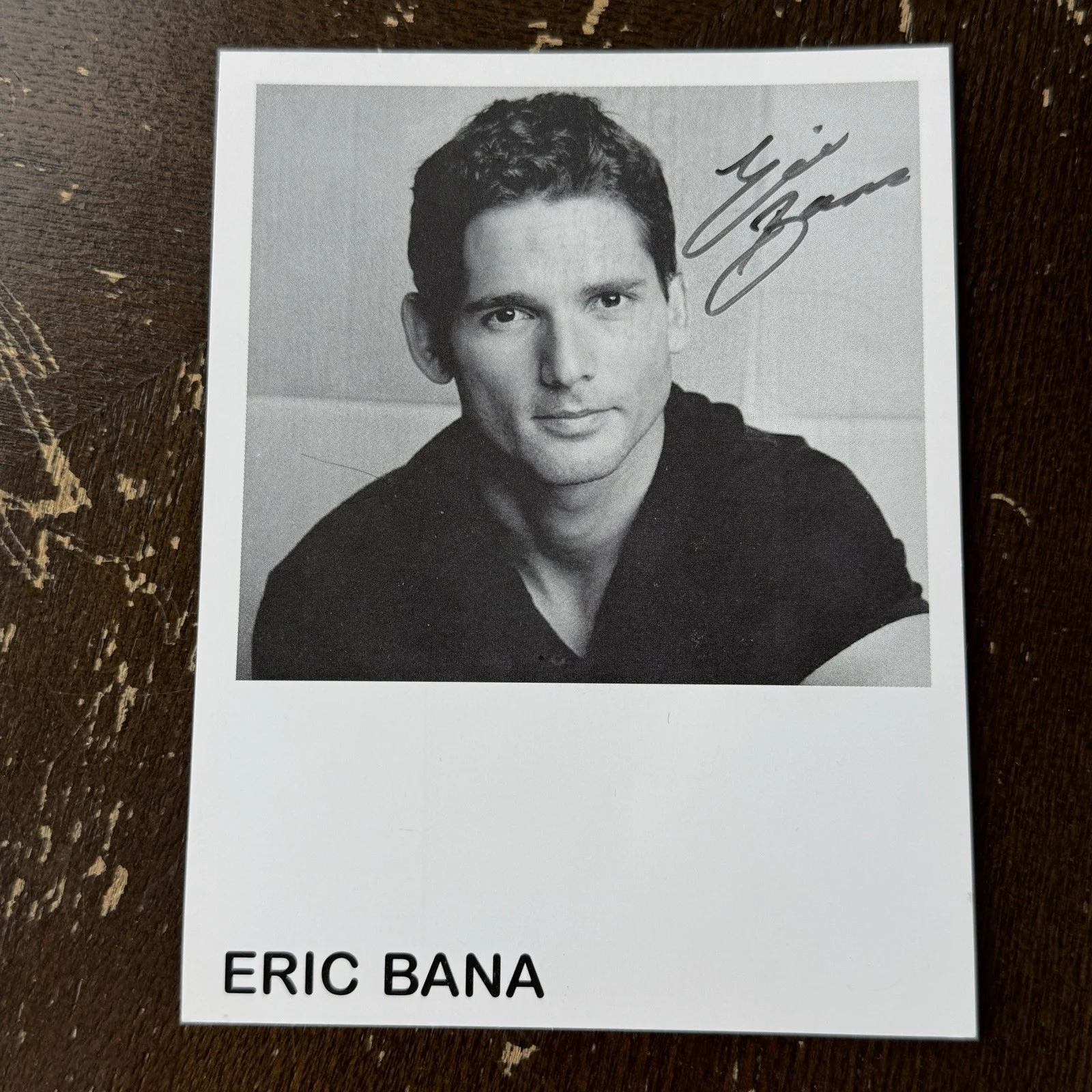 Eric Bana — Eric Bana Autograph 4x6 Photo Card Original Hand Signed In Person Early 2000s