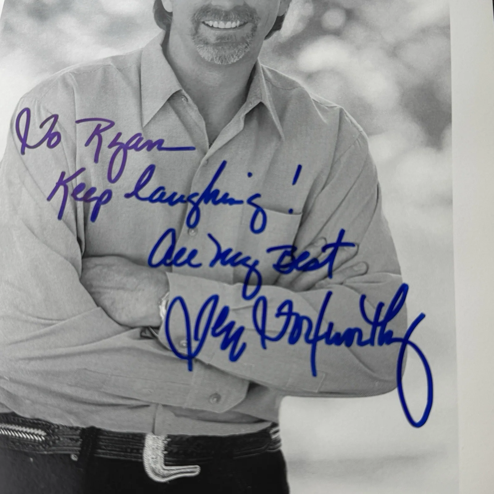 Jeff Foxworthy Autograph 8.5x11 With Personal Signed Letter COA Authentic 2003, image 2