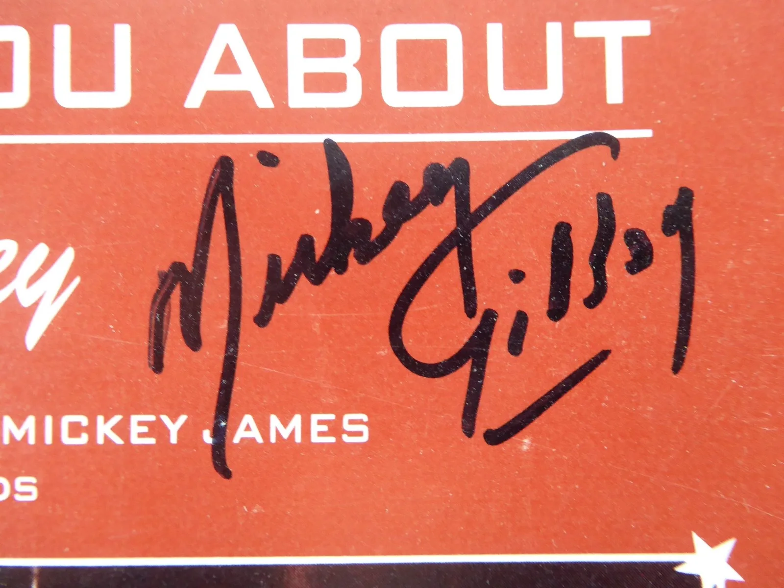 Mickey Gilley Signed I'm The One Mama Warned You About 1985 Sheet Music Vintage, image 2