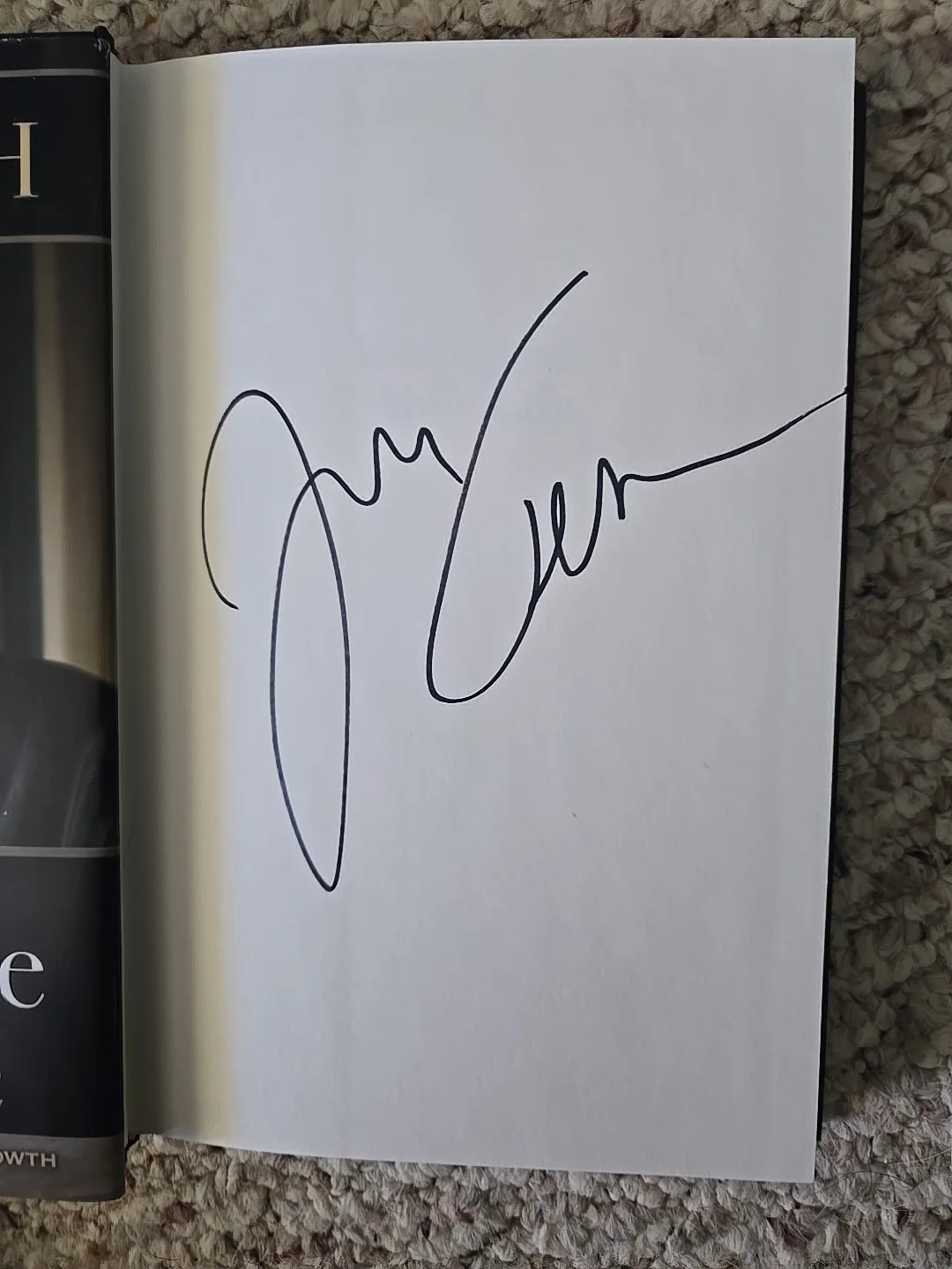 John Tesh signed book 'Intelligence for Your Life.', image 2