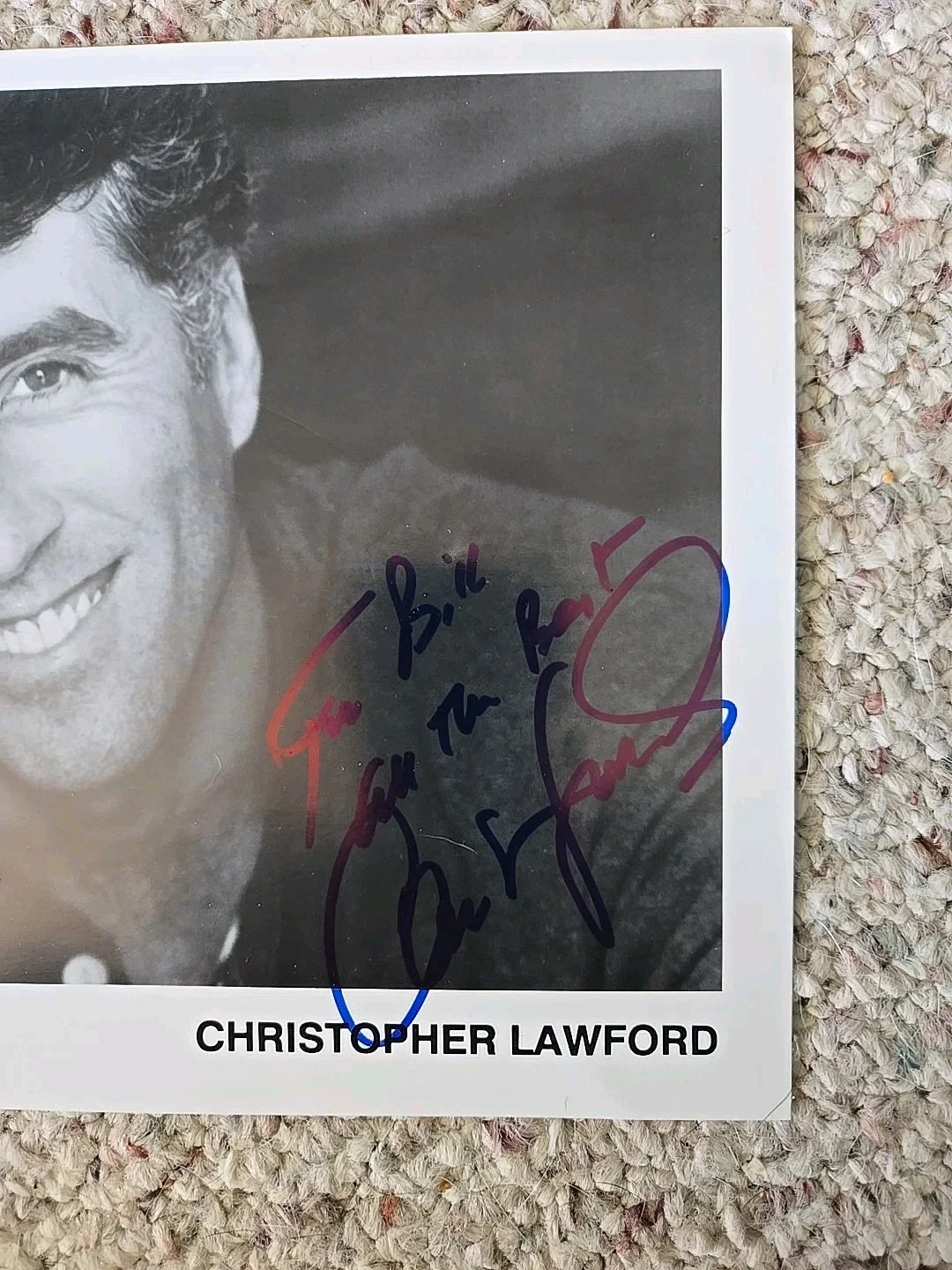 Christopher Lawford ' Film-Stage-TV ' Signed 8x10 Photo., изображение 2