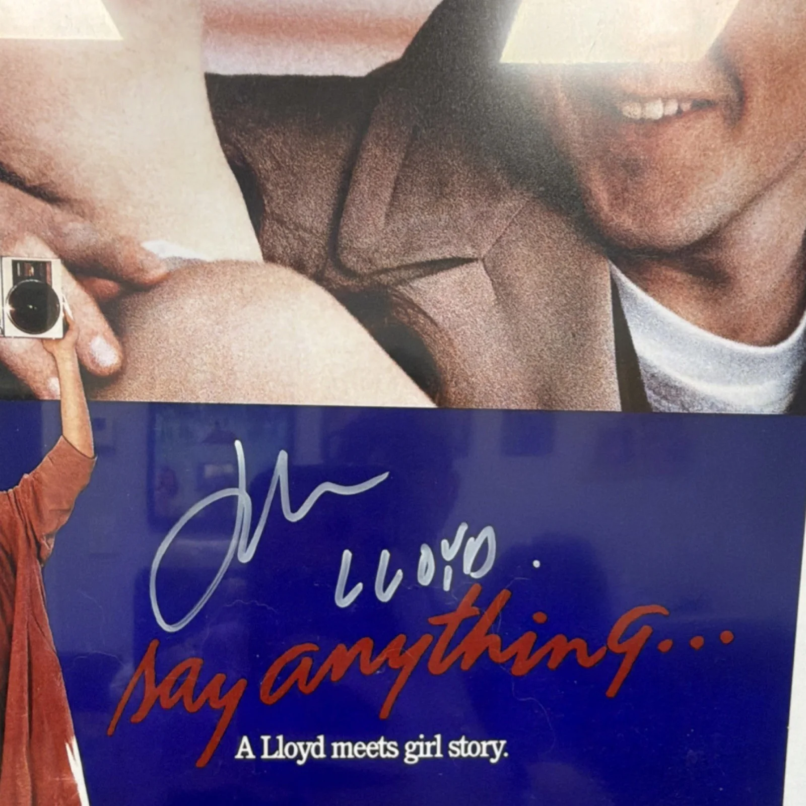 John Cusack — John Cusack Signed Say Anything Poster 11x17 JSA Authentic with character name, image 3