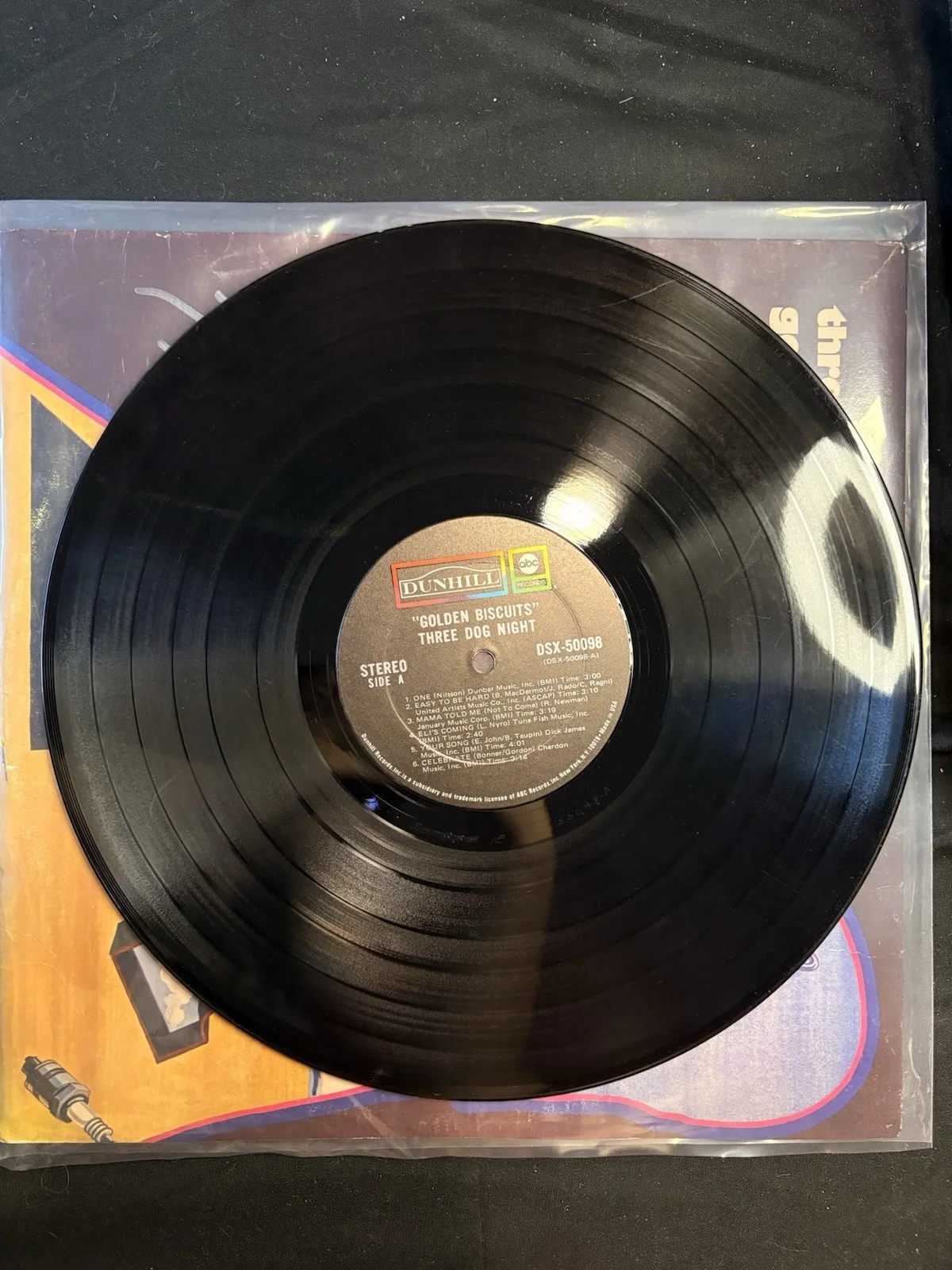 Three Dog Night Golden Biscuits Signed Original Vinyl Record, image 5