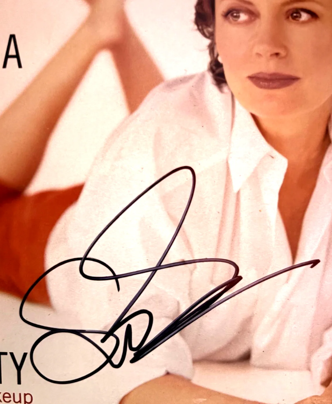 Susan Sarandon — SUSAN SARANDON SIGNED AUTOGRAPHED MIRABELLA MAGAZINE COVER BULL DURHAM PSA COA, изображение 3