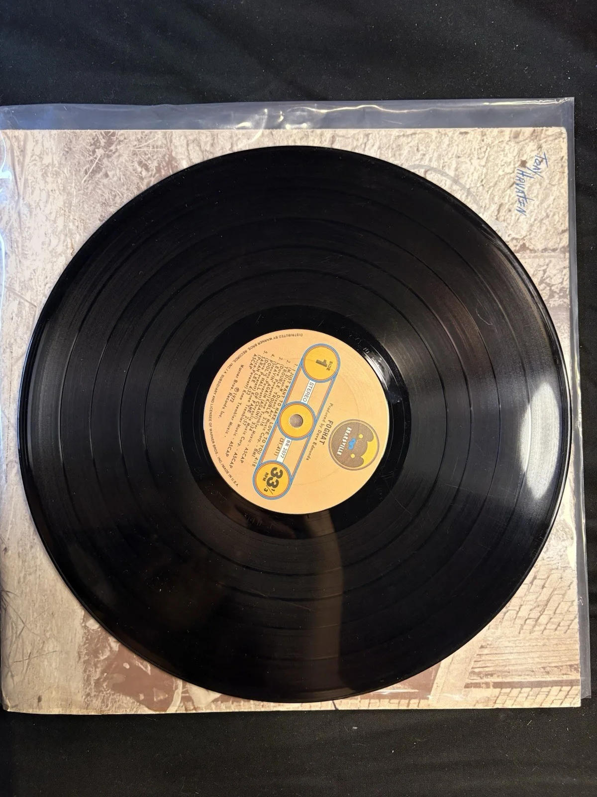 Foghat Autographed Original Vinyl Record Album, image 3