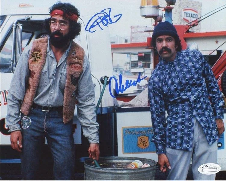 CHEECH MARIN TOMMY CHONG — CHEECH CHONG NICE DREAMS 8.5X11 SIGNED PHOTO AUTOGRAPH WEED POT POSTER REPRINT