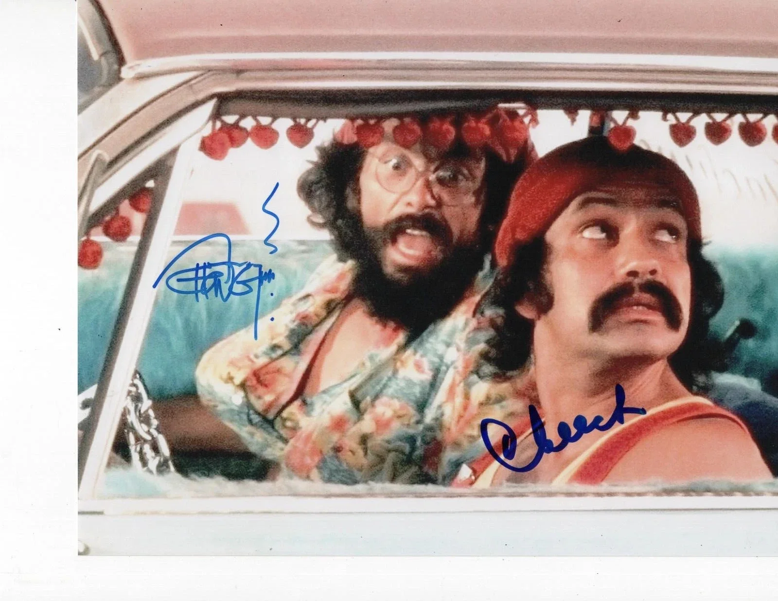 CHEECH MARIN TOMMY CHONG — CHEECH CHONG UP IN SMOKE 8.5X11 SIGNED PHOTO AUTOGRAPH WEED POT POSTER REPRINT