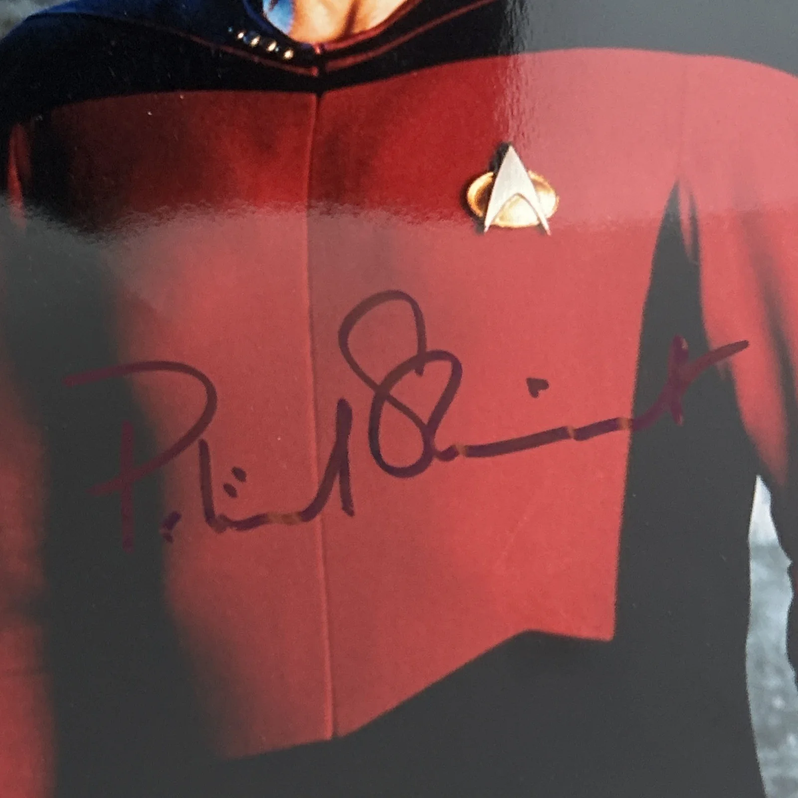Patrick Stewart — Patrick Stewart Signed IN PERSON 8x10 COLOR Photo Star Trek Picard with JSA COA, image 2