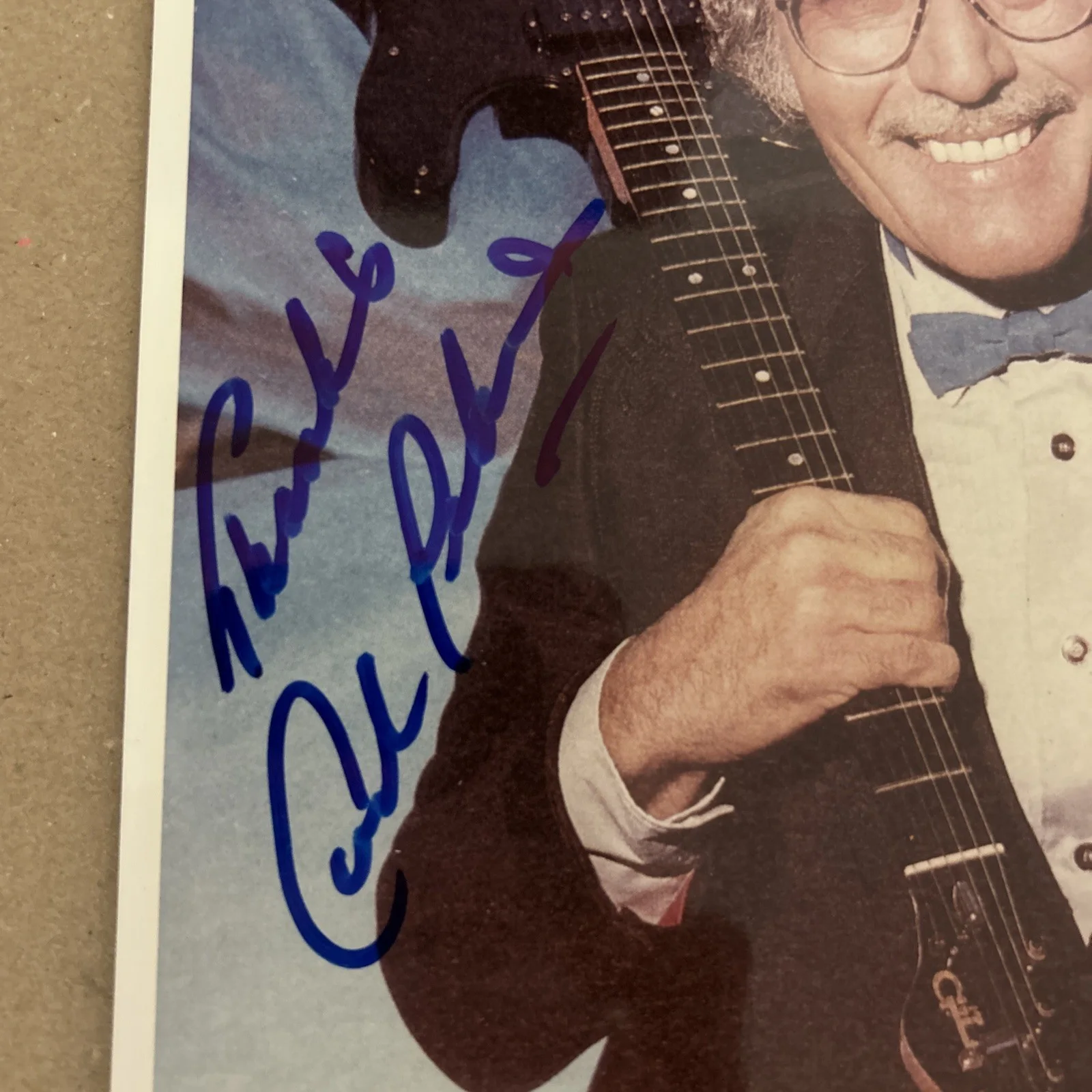 Carl Perkins Signed In Person "THANKS" 8x10 COLOR Photo with JSA COA & Hologram, изображение 2