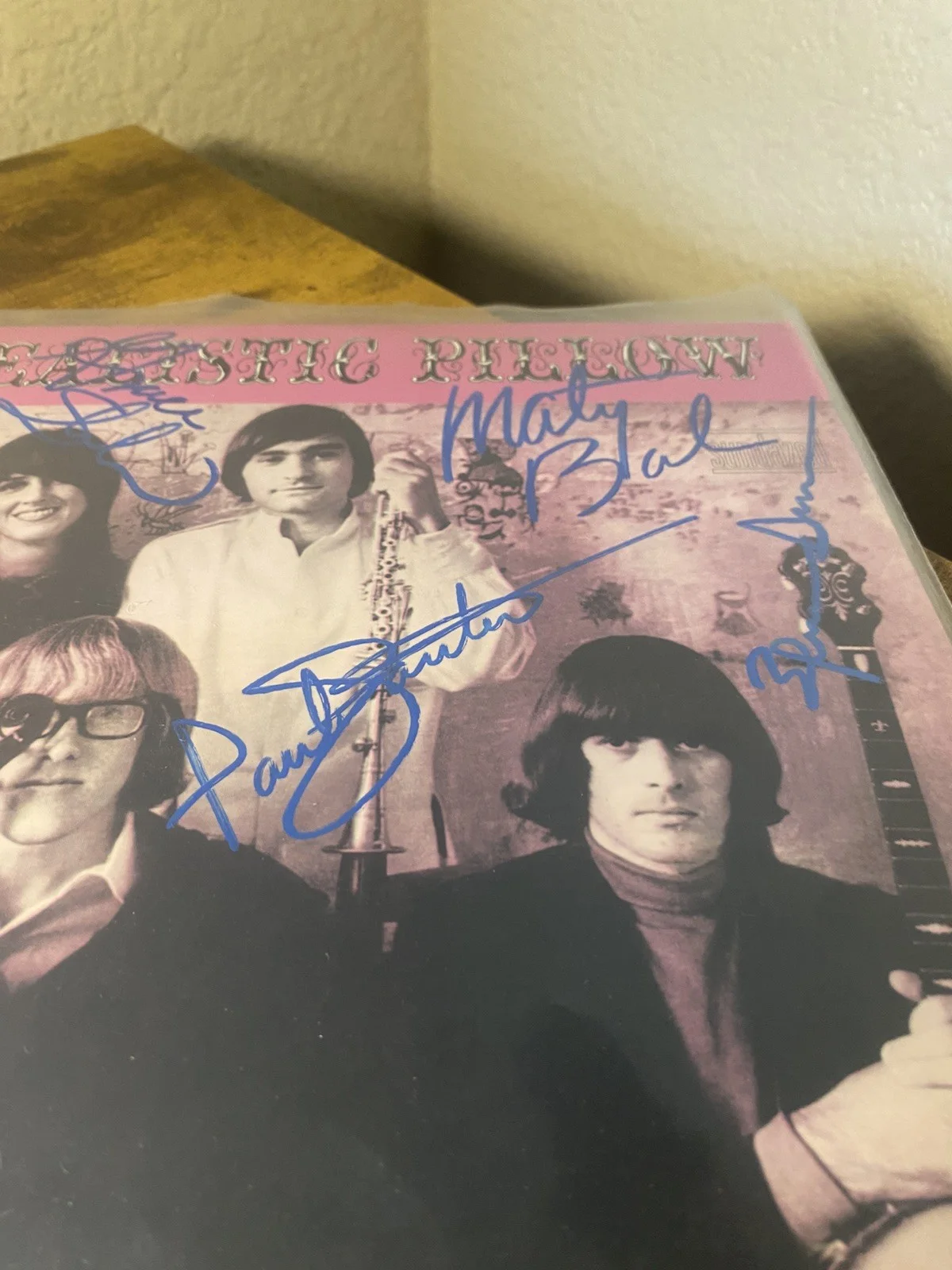 Jefferson Airplane Band Signed Surrealistic Pillow Vinyl Record sleeve, изображение 2