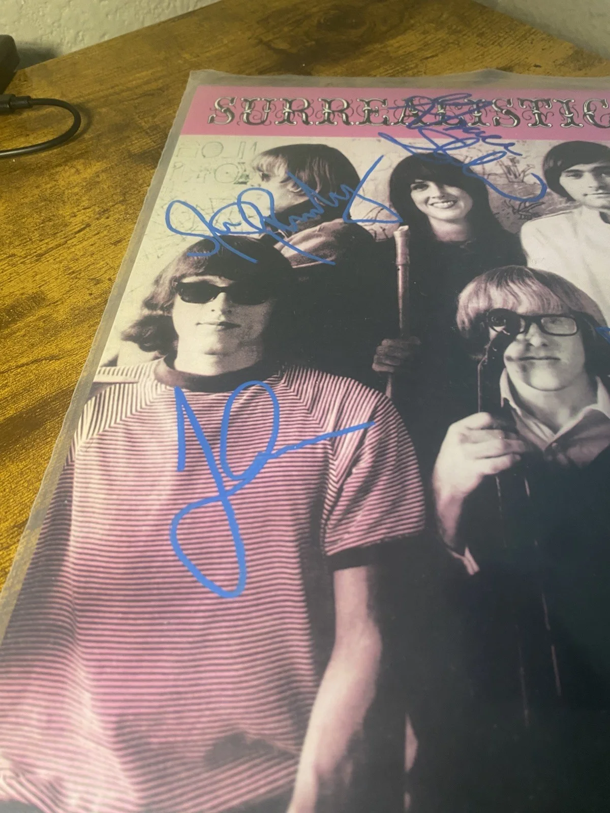 Jefferson Airplane Band Signed Surrealistic Pillow Vinyl Record sleeve, изображение 3