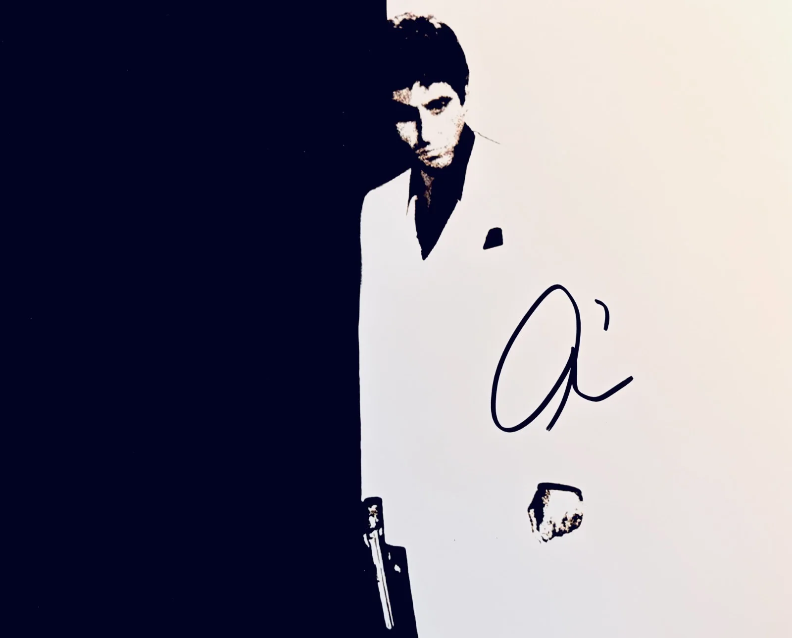 Al Pacino — Al Pacino signed•1983 *SCARFACE*8x10•Vintage Autographed Color Photograph w/ COA, изображение 2