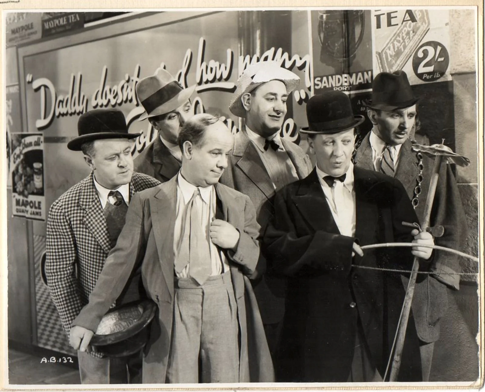 ALF'S BUTTON AFLOAT 1938 Alastair Sim, Crazy Gang, Bud Flanagan 4 SMALL STILLS, image 3