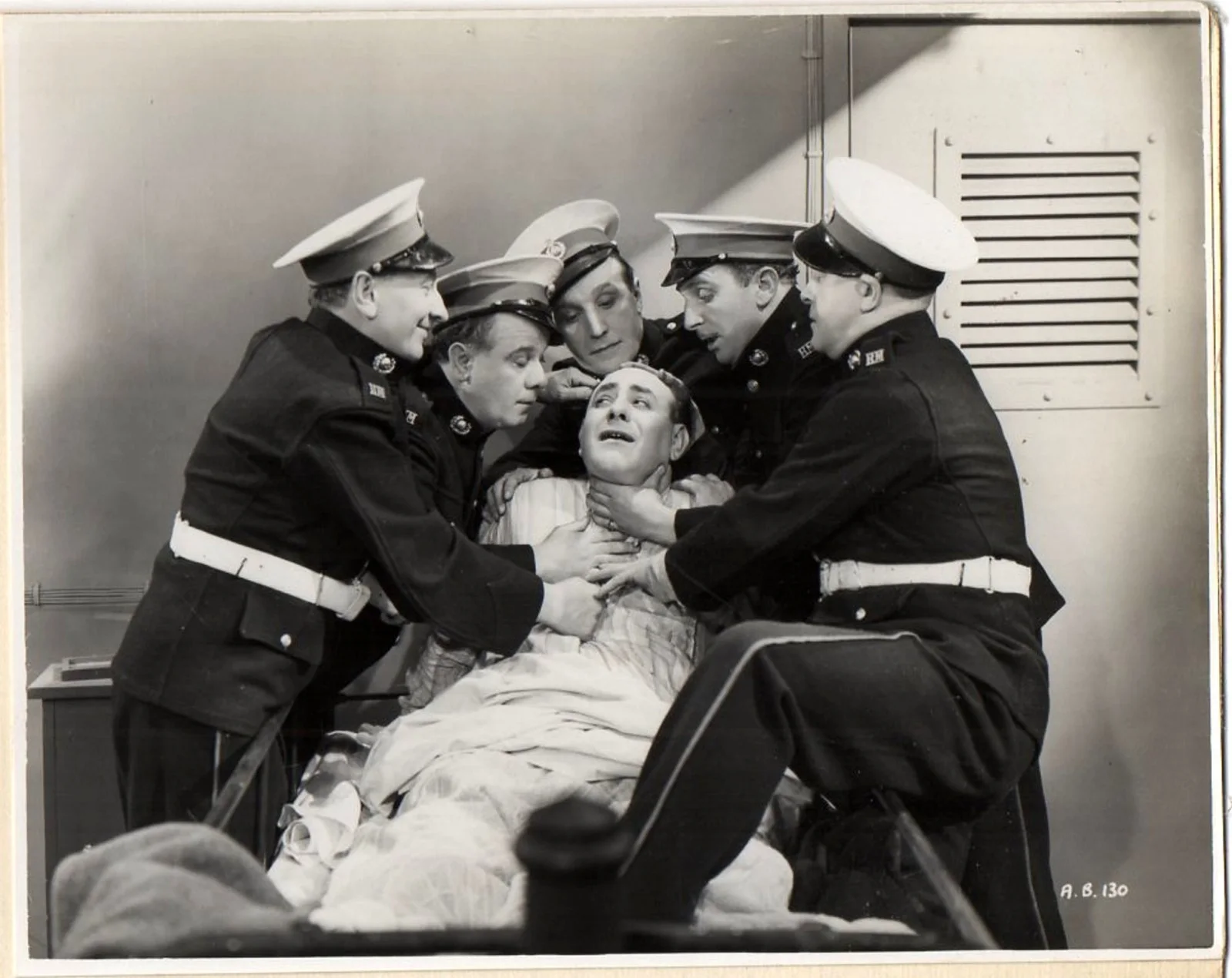 ALF'S BUTTON AFLOAT 1938 Alastair Sim, Crazy Gang, Bud Flanagan 4 SMALL STILLS, image 5