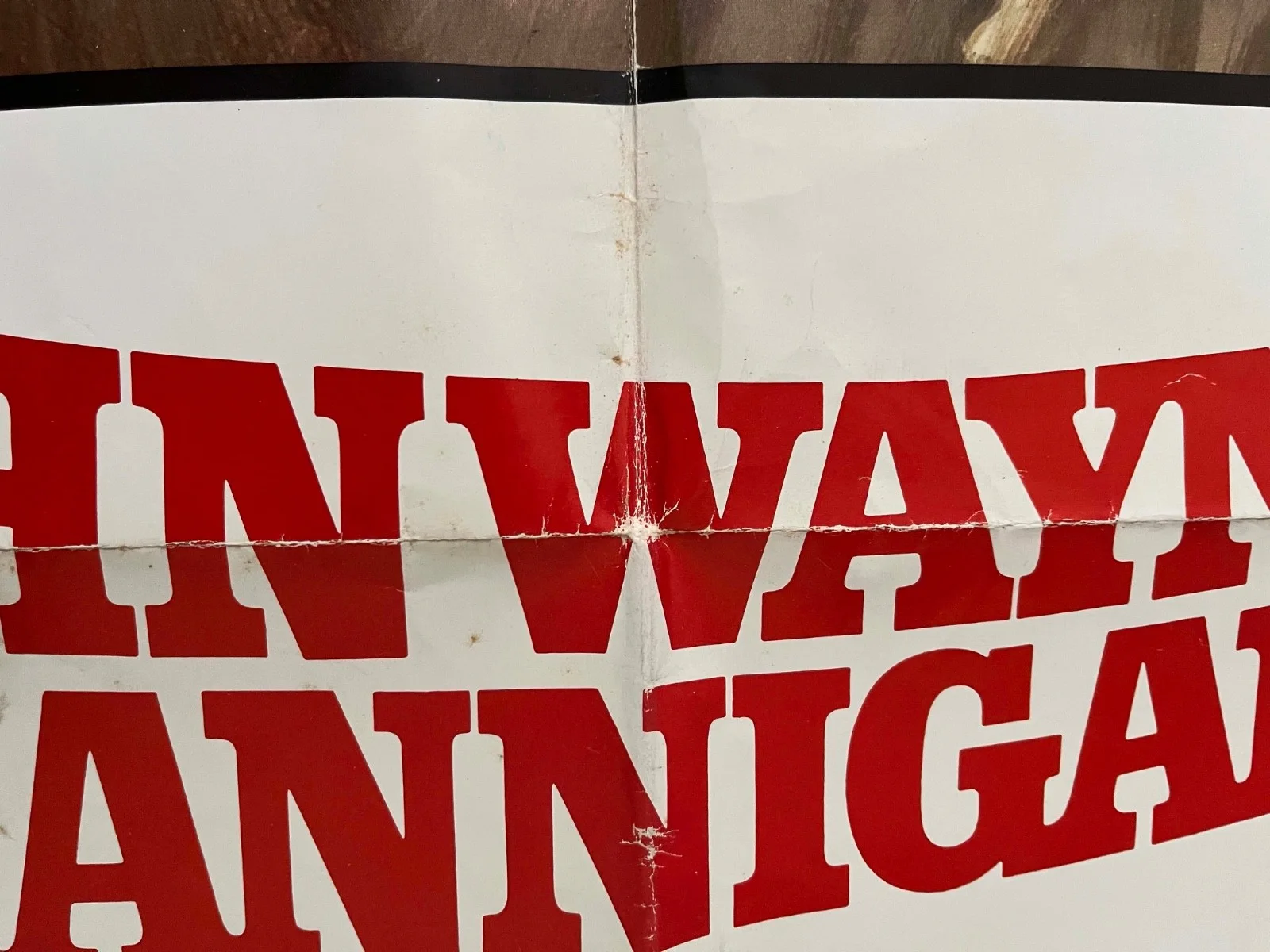 Brannigan - John Wayne 1975 USA Original Vintage Poster One Sheet 27" x 41" Rare, изображение 2
