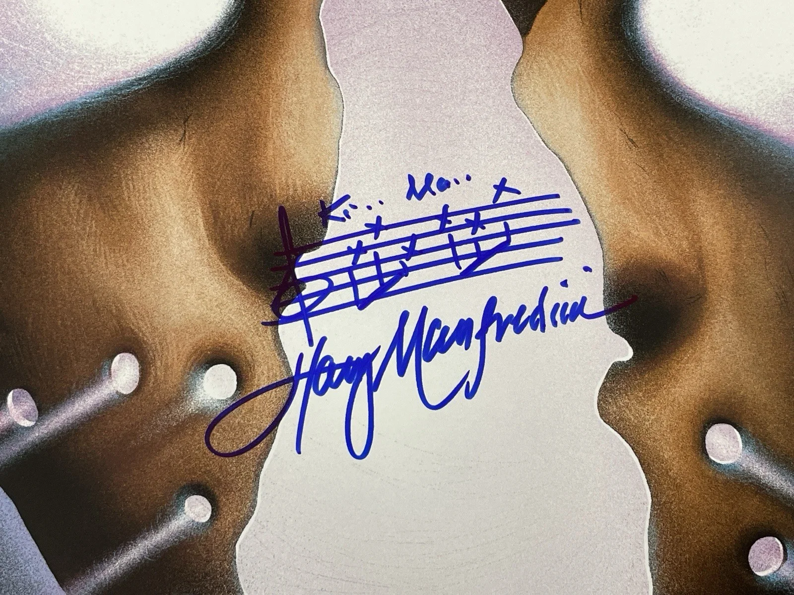 Harry Manfredini — Friday The 13th VII Signed Vinyl Album Movie Soundtrack Harry Manfredini Waxwork, изображение 5