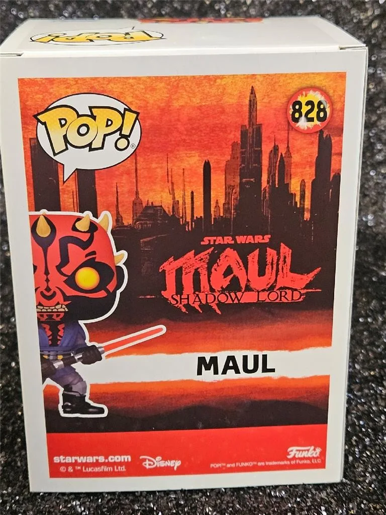 SAM WITWER — SAM WITWER SIGNED AUTOGRAPHED FUNKO POP! STAR WARS 828 DARTH MAUL FIGURE COA, image 5
