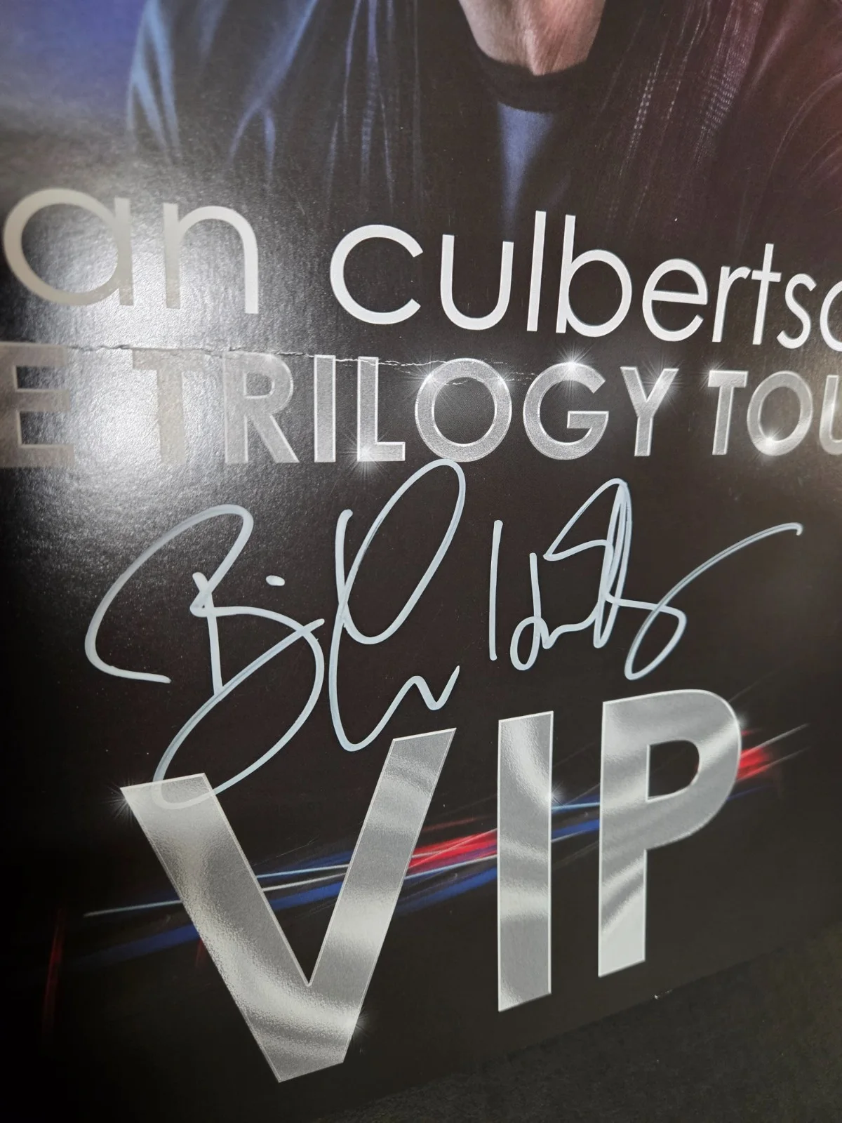 Brian Culbertson autographed poster- 17" x 11"- "Trilogy Tour"-Signed at concert, изображение 4