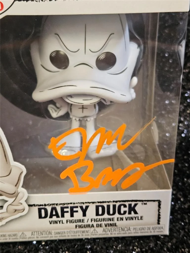 ERIC BAUZA — ERIC BAUZA HAND SIGNED AUTOGRAPHED FUNKO POP! 2011 DAFFY DUCK LOONEY FIGURE CO2, изображение 4